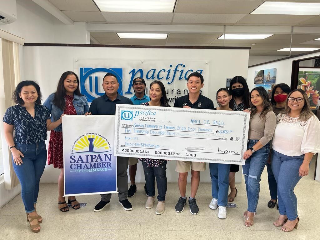 Pacifica Insurance Underwriters Inc. is an official 2022 Saipan Chamber of Commerce Annual Golf Tournament Hole-In-One Sponsor. The fundraising tournament will be held at the LaoLao Bay Golf & Resort on April 30, 2022.