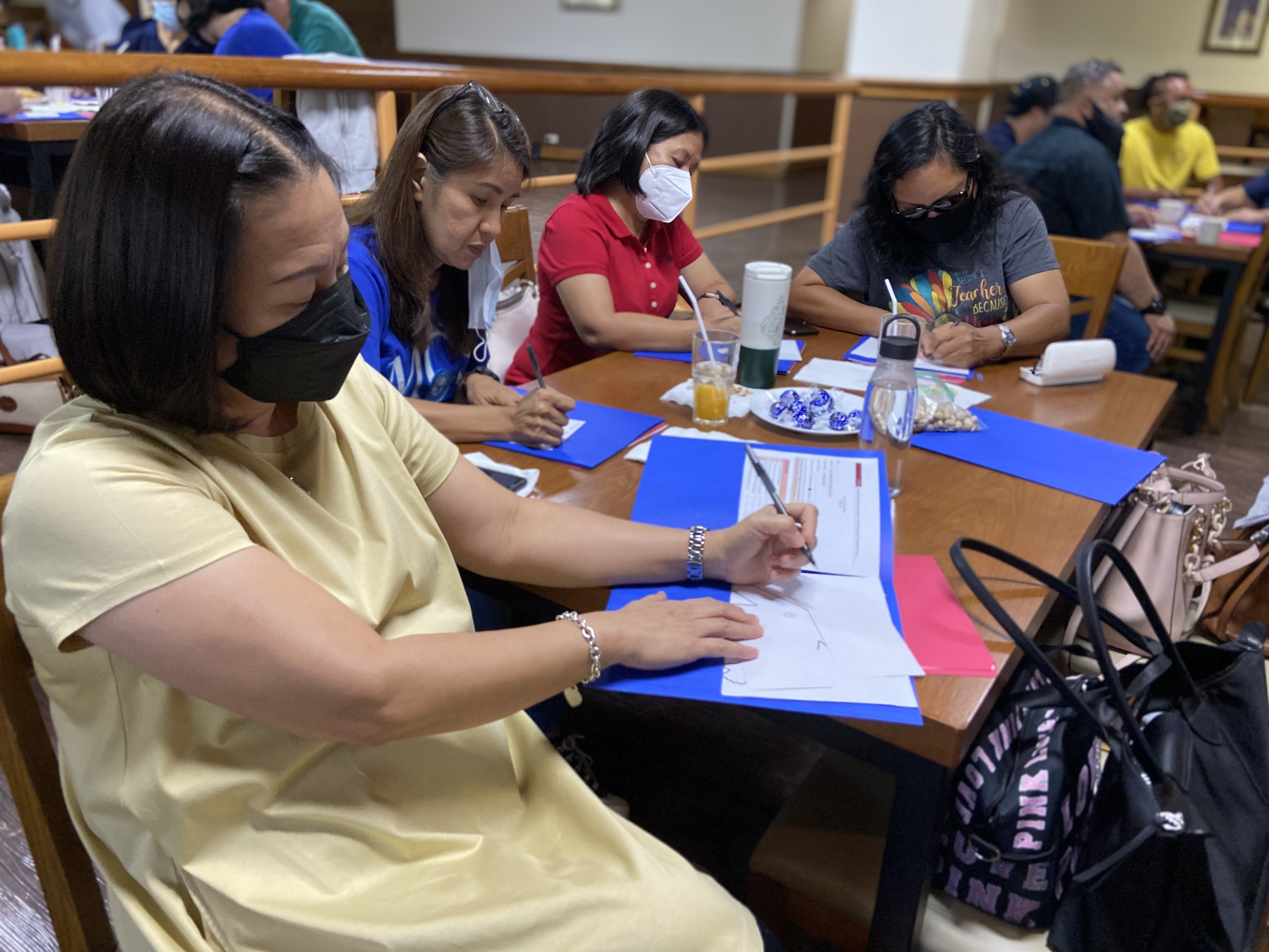Over 40 Mount Carmel School faculty and staff attended a mental health awareness outreach event on March 25, 2022 at the Pacific Islands Club.