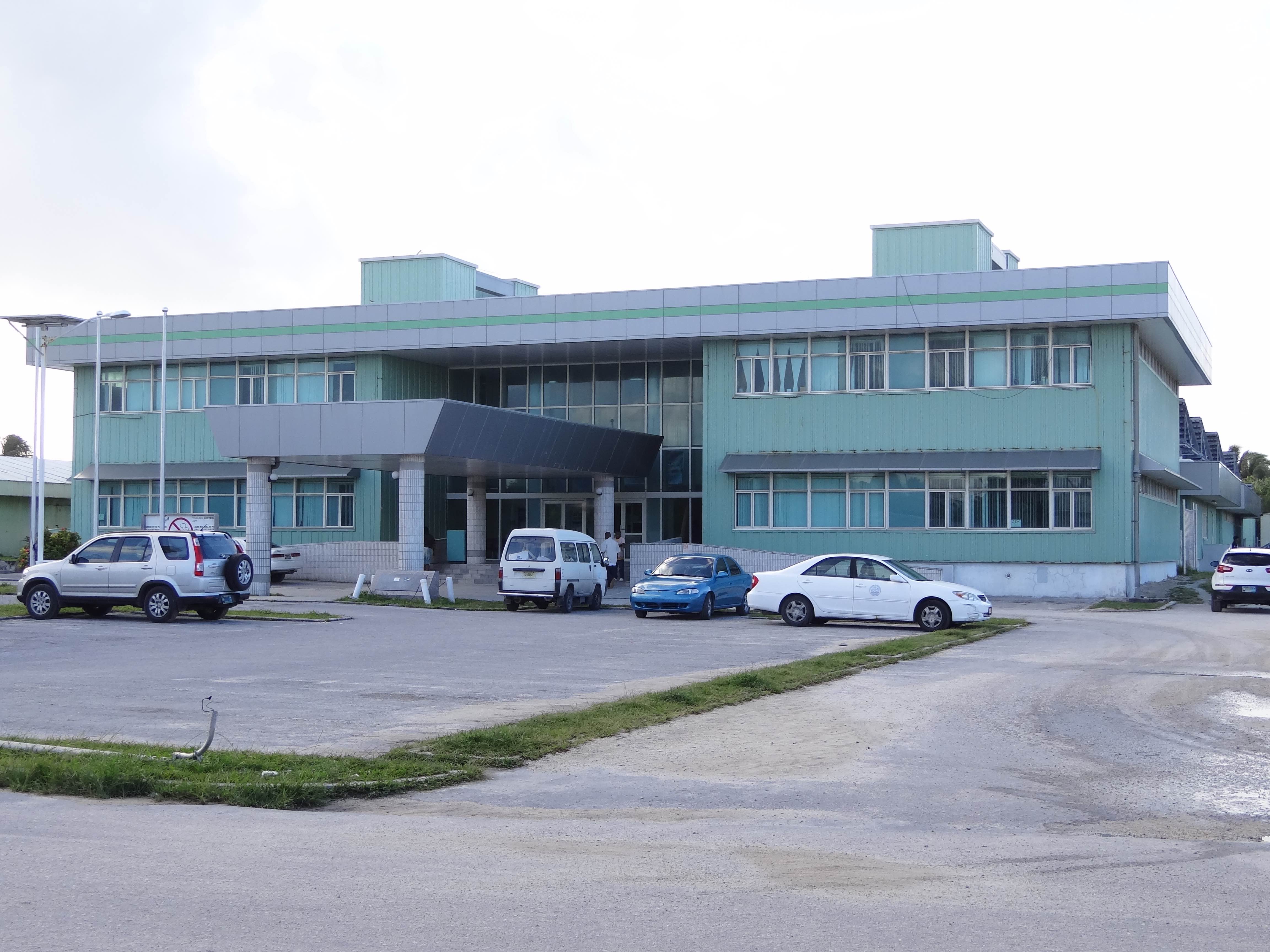 The Marshall Islands Ministry of Health and Human Services, which is headquartered at Majuro hospital (pictured), has seen most of its mental health and substance abuse prevention U.S. grants locked due to unresolved audit issues between the Ministry of Finance and the U.S. government.