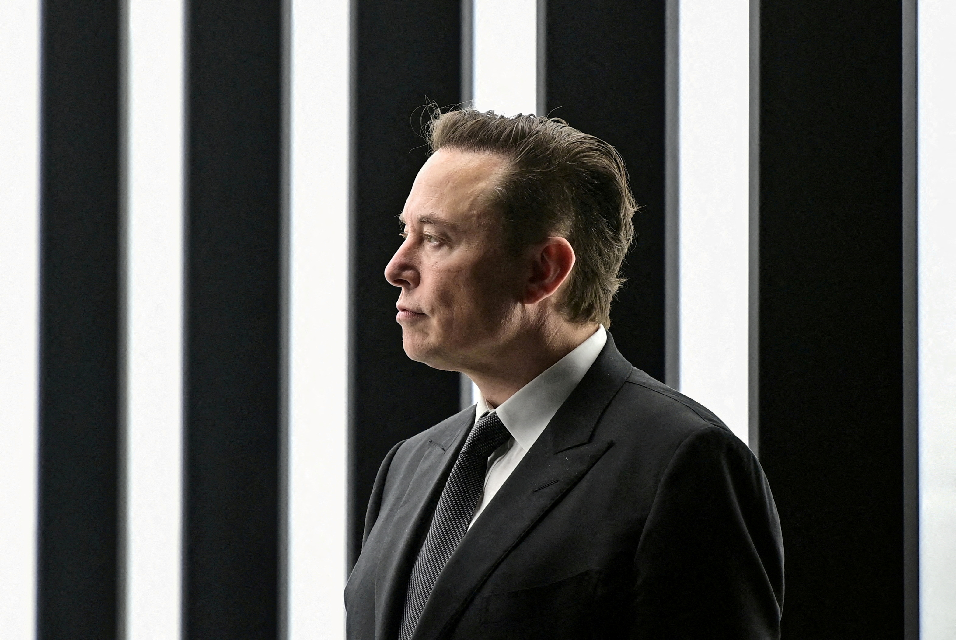 Elon Musk attends the opening ceremony of the new Tesla Gigafactory for electric cars in Gruenheide, Germany, March 22, 2022.  