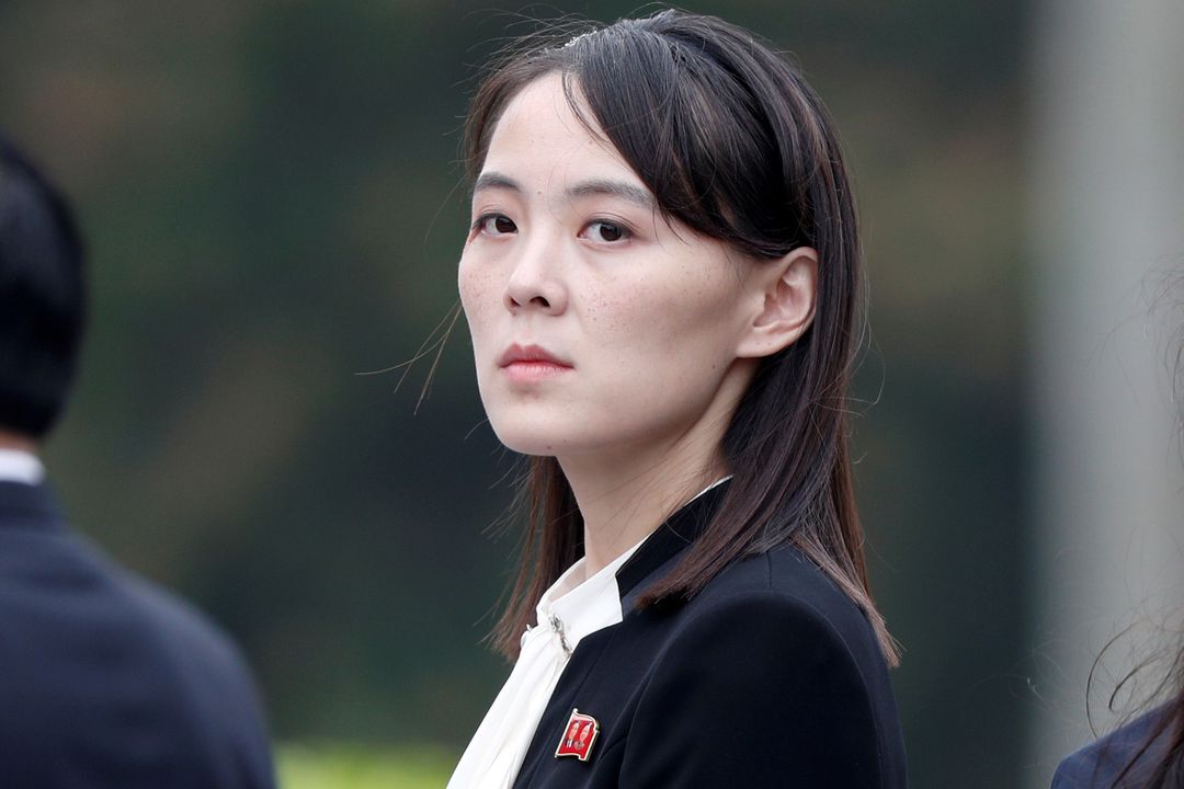 Kim Yo Jong, sister of North Korea's leader Kim Jong Un, attends wreath-laying ceremony at Ho Chi Minh Mausoleum in Hanoi, Vietnam on March 2, 2019.