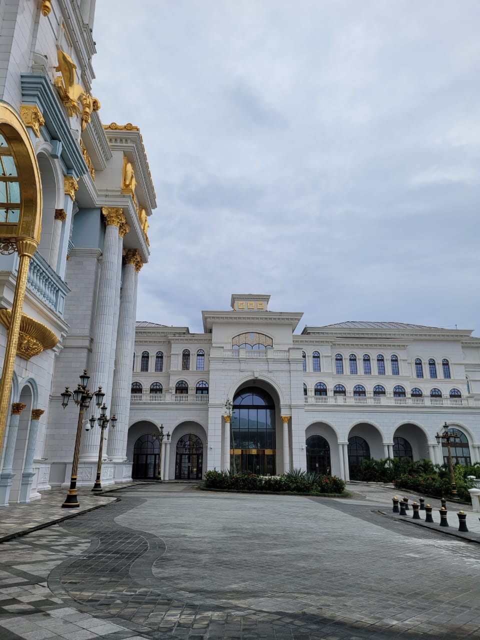 Security guards man Imperial Pacific International’s villas 24 hours a day and seven days a week.