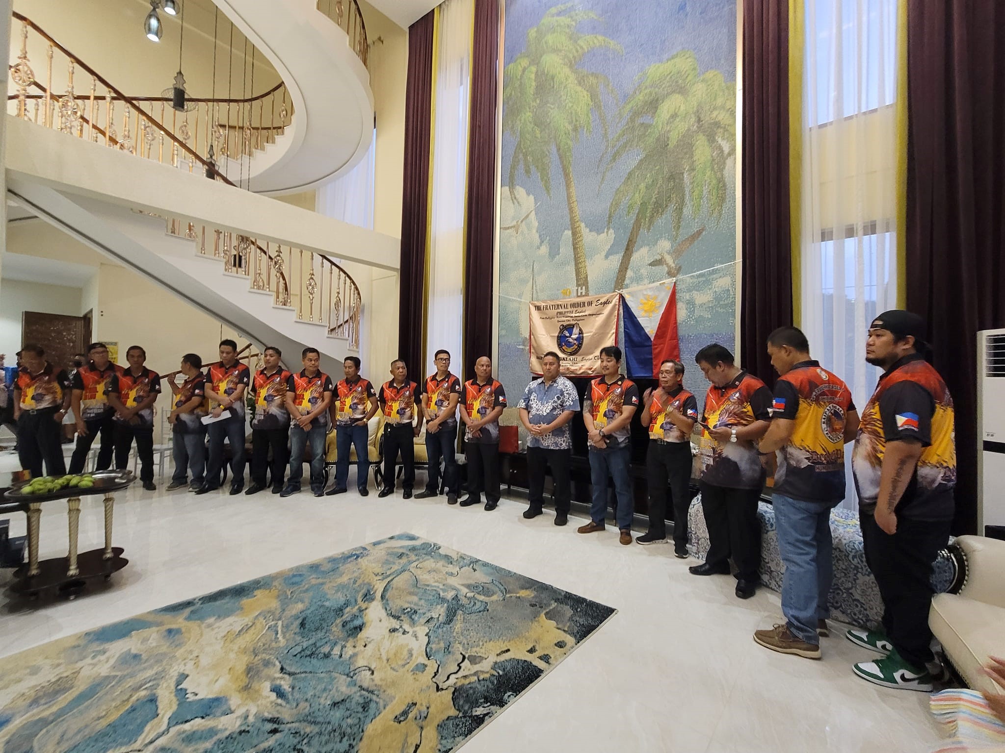 Saipan Magalahi Eagles of the Fraternal Order of Eagle, Philippine Eagles with their special guest, Gov. Ralph DLG Torres.