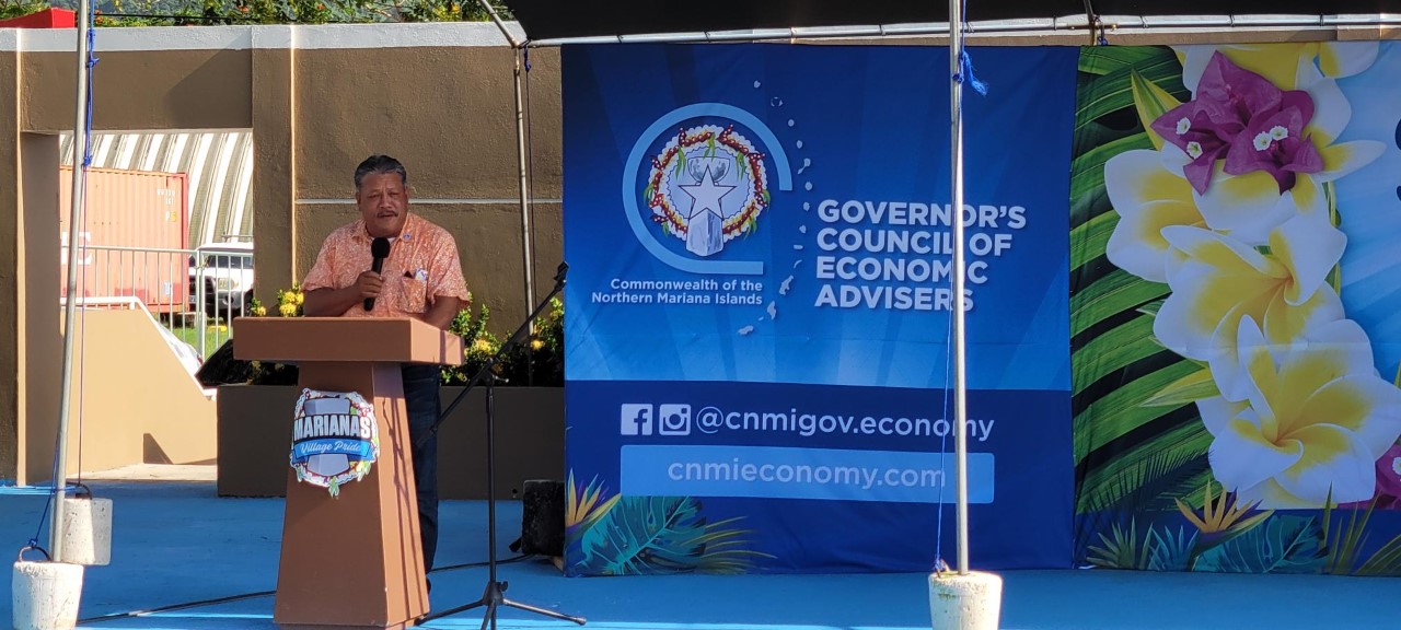 Tinian Mayor Edwin P. Aldan