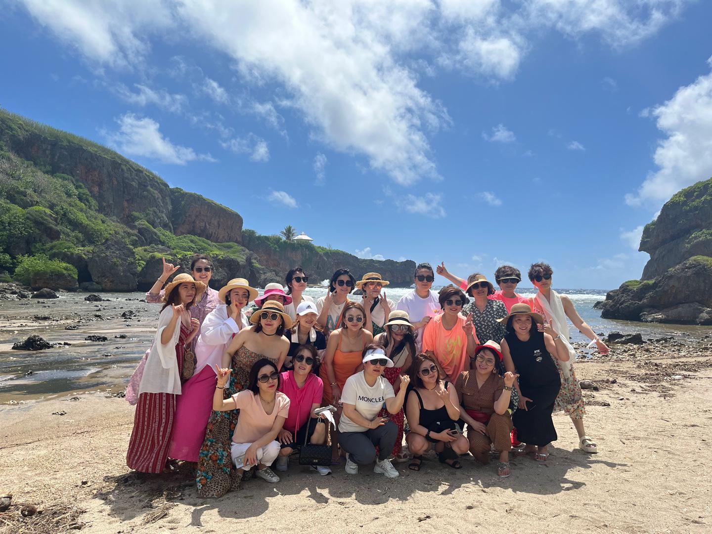Part of a group of over 100 representatives of Riman Cosmetics from South Korea visited Saipan April 20-24, 2022.
