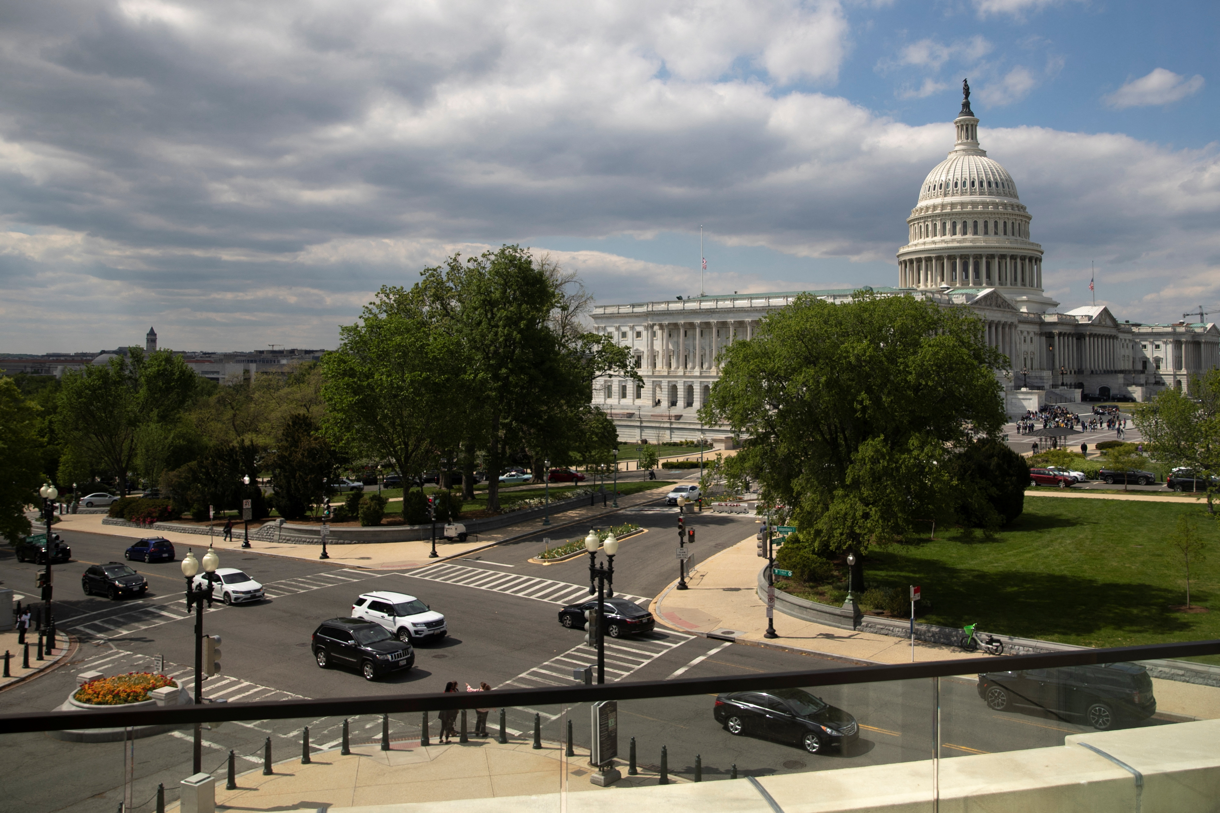 A view shows the U.S. Capitol in Washington, D.C., April 27, 2022.