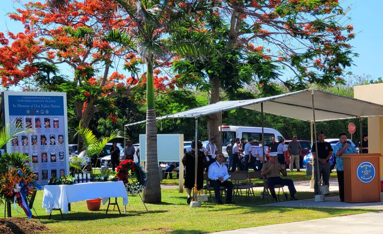 Gov. Ralph DLG Torres gives welcoming remarks.