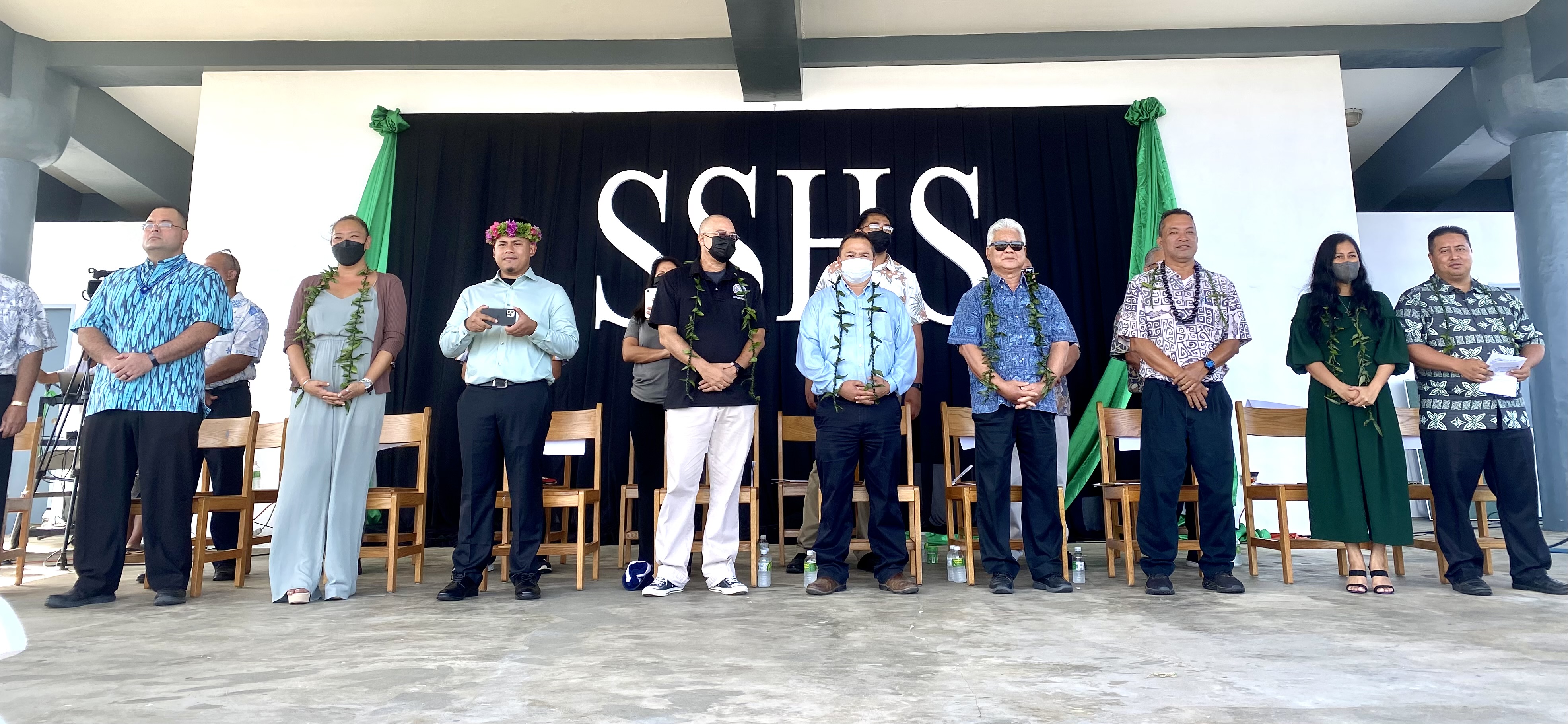 CNMI and education officials join the SSHS community in celebrating its 154 graduates.
