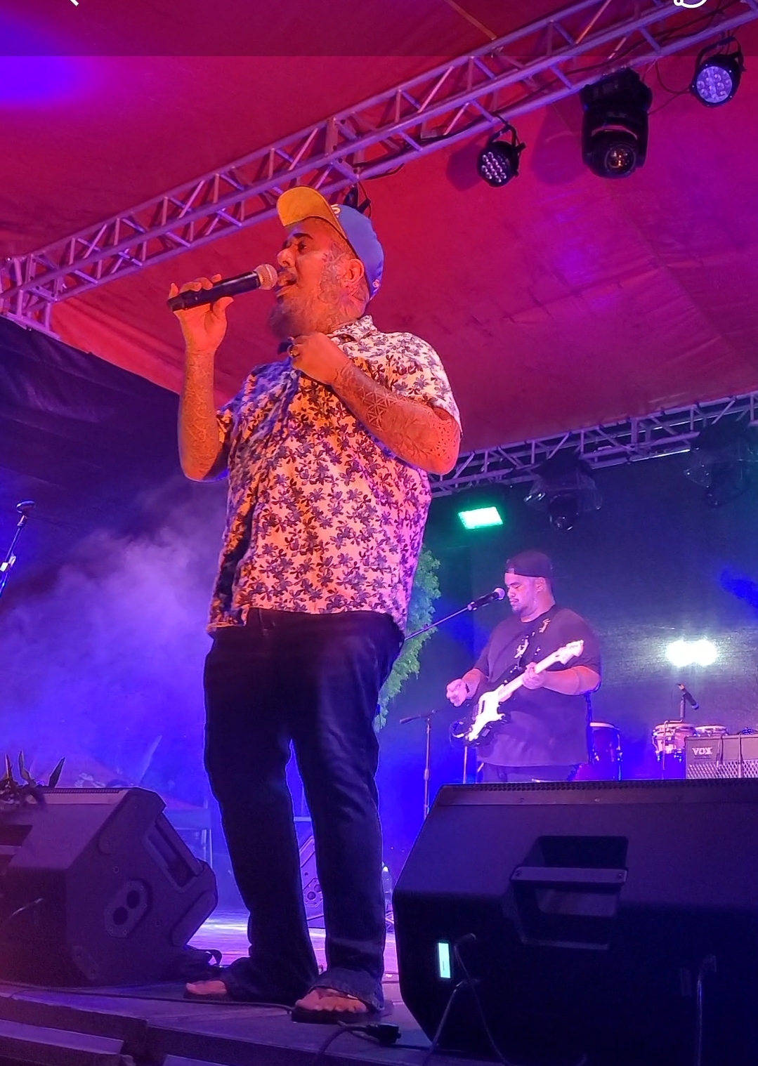 Star Alanis of the Steppas performs at the Indigo Music Festival.