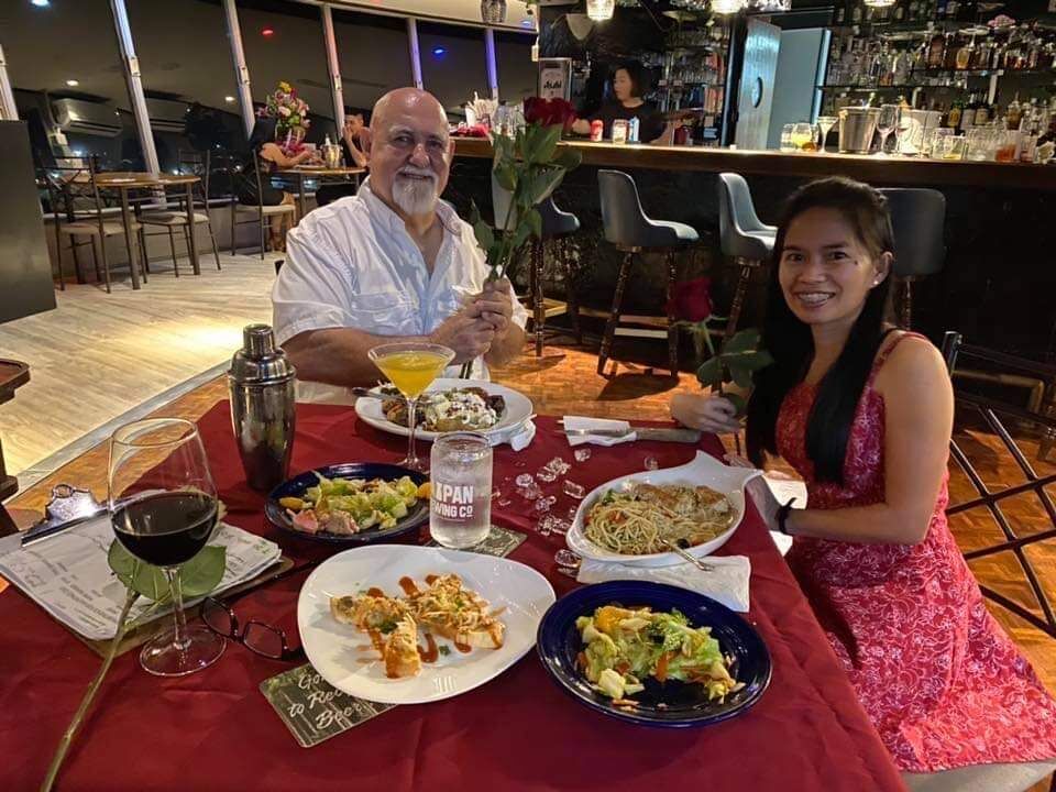 360 Revolving Restaurant managing partner Andrew L. Colburn and wife Riza.