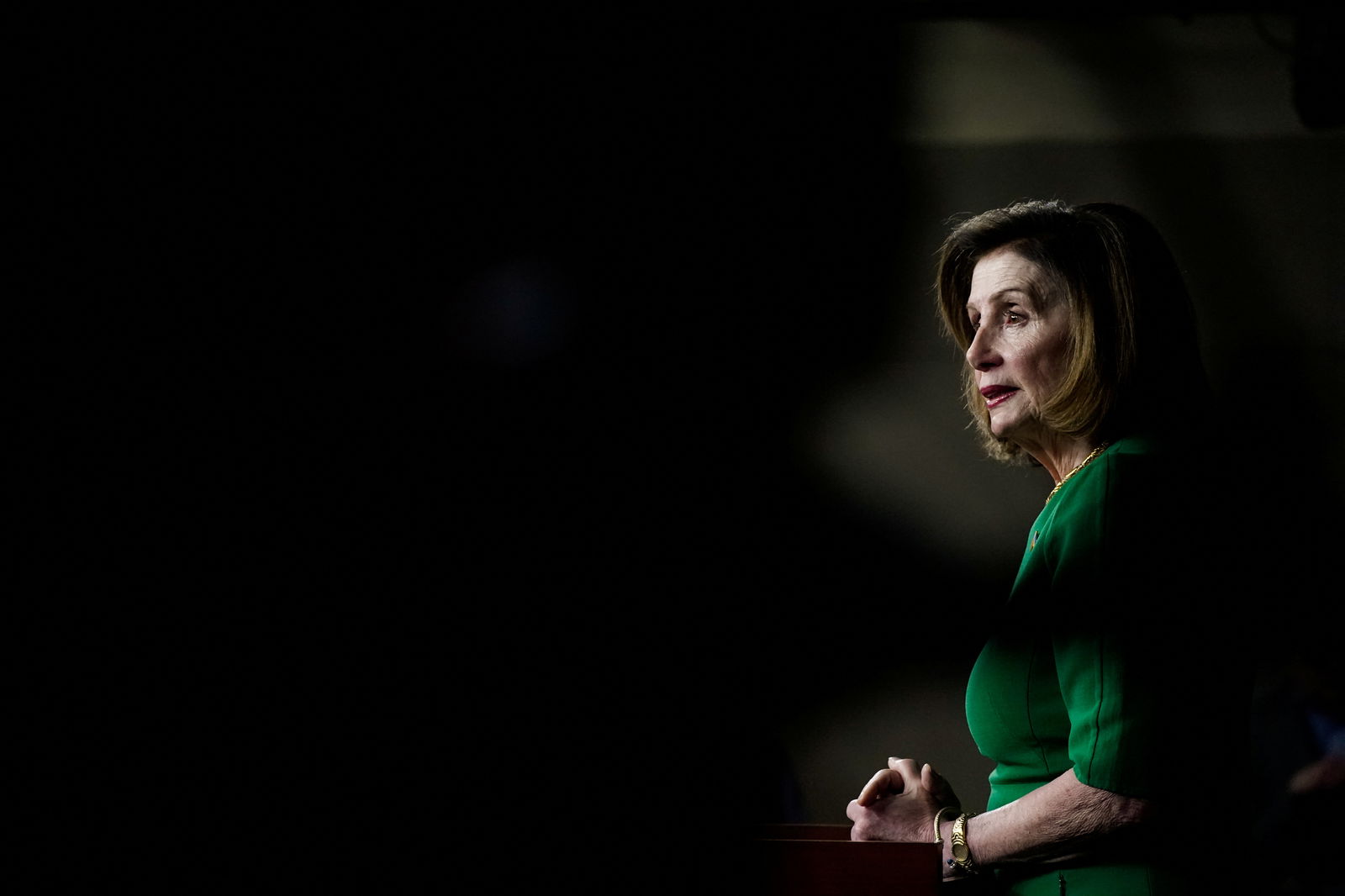 House Speaker Nancy Pelosi, D-Ca., holds her weekly news conference with reporters on Capitol Hill in Washington,  D.C., May 12, 2022.