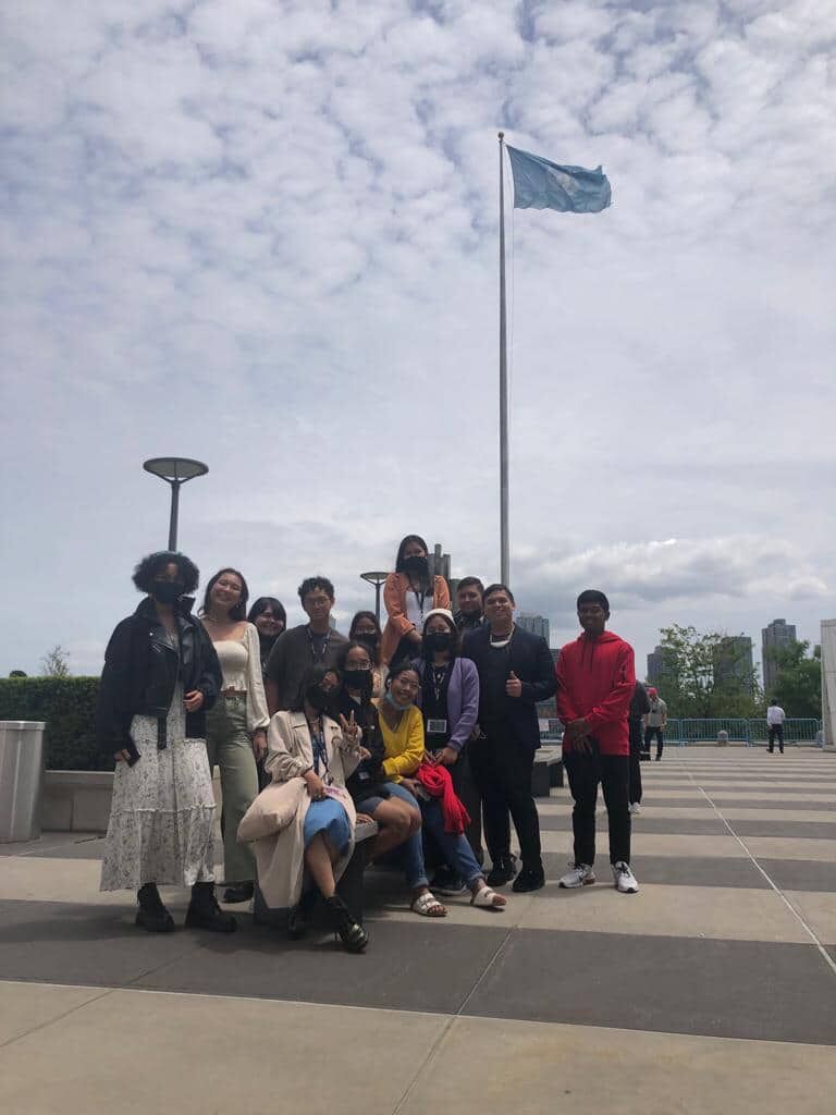 CNMI Close-Up students at the U.N. headquarters in New York City.