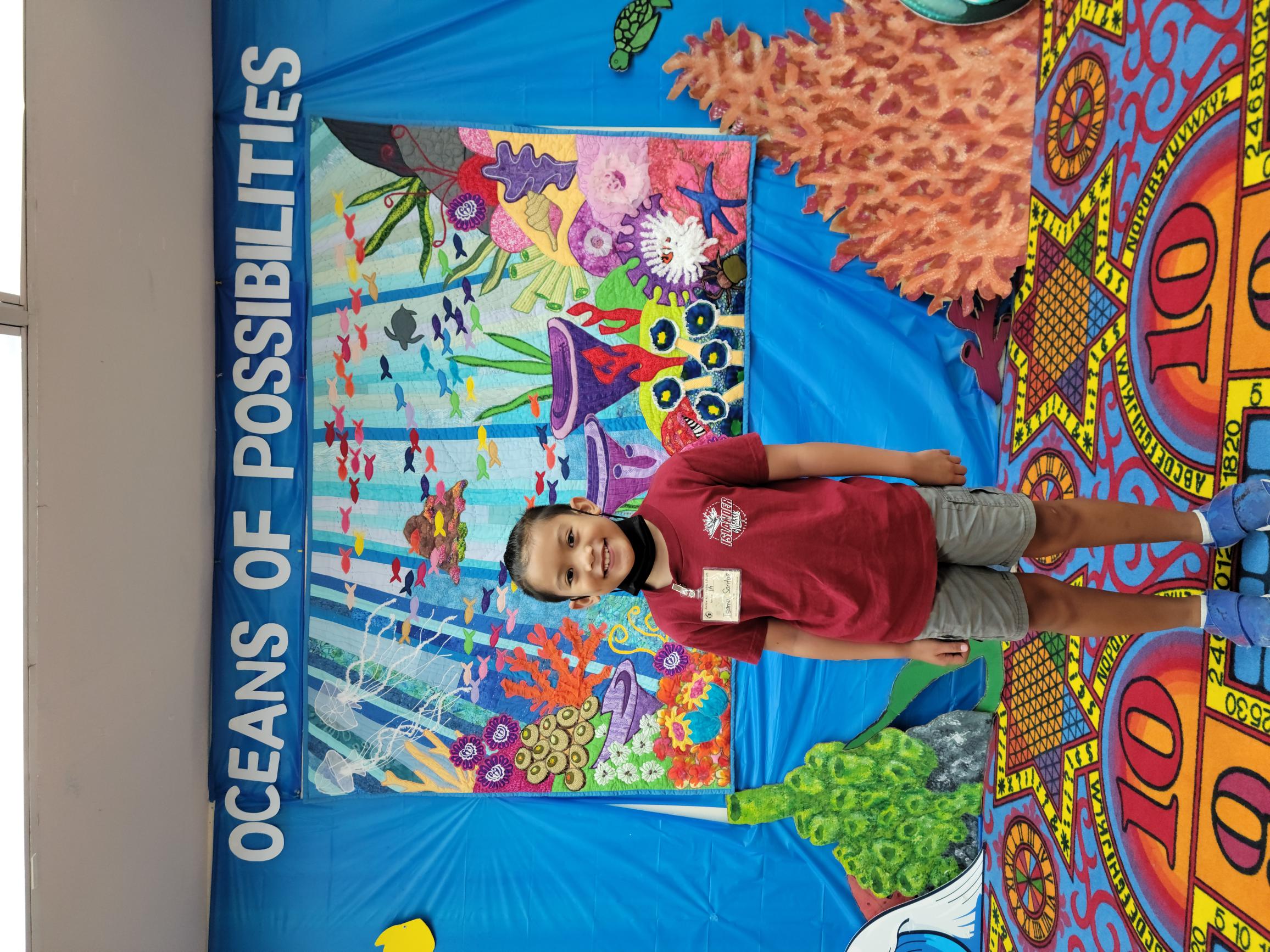 San Vicente Elementary School first grader Isamu Santos is one of this year’s JKPL Summer Reading Program participants.