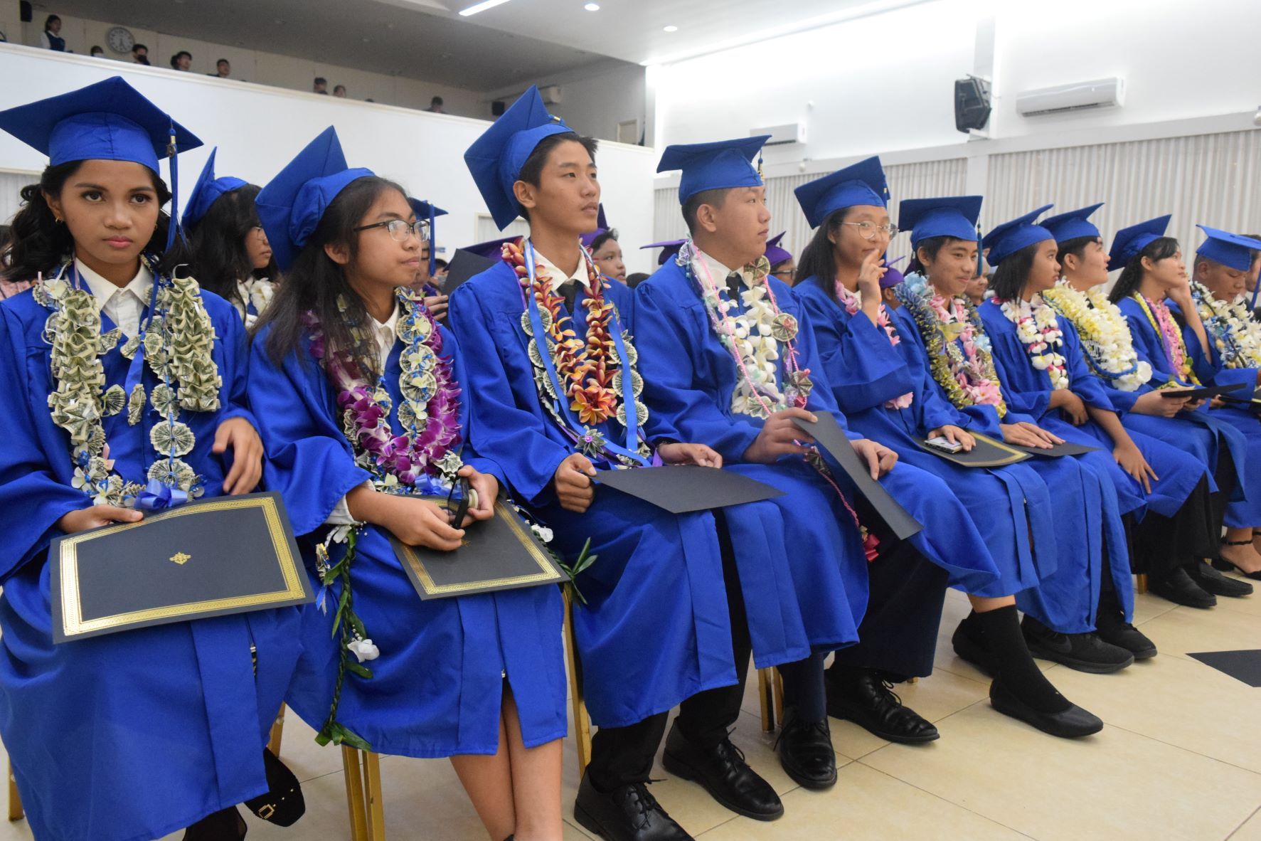 Eucon’s newly promoted middle school students.