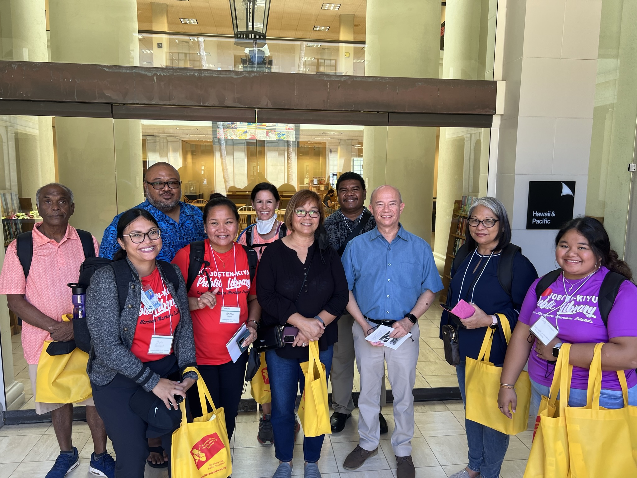 Team Joeten-Kiyu Public Library participated recently in a regional meeting and workshop in Honolulu, Hawaii.