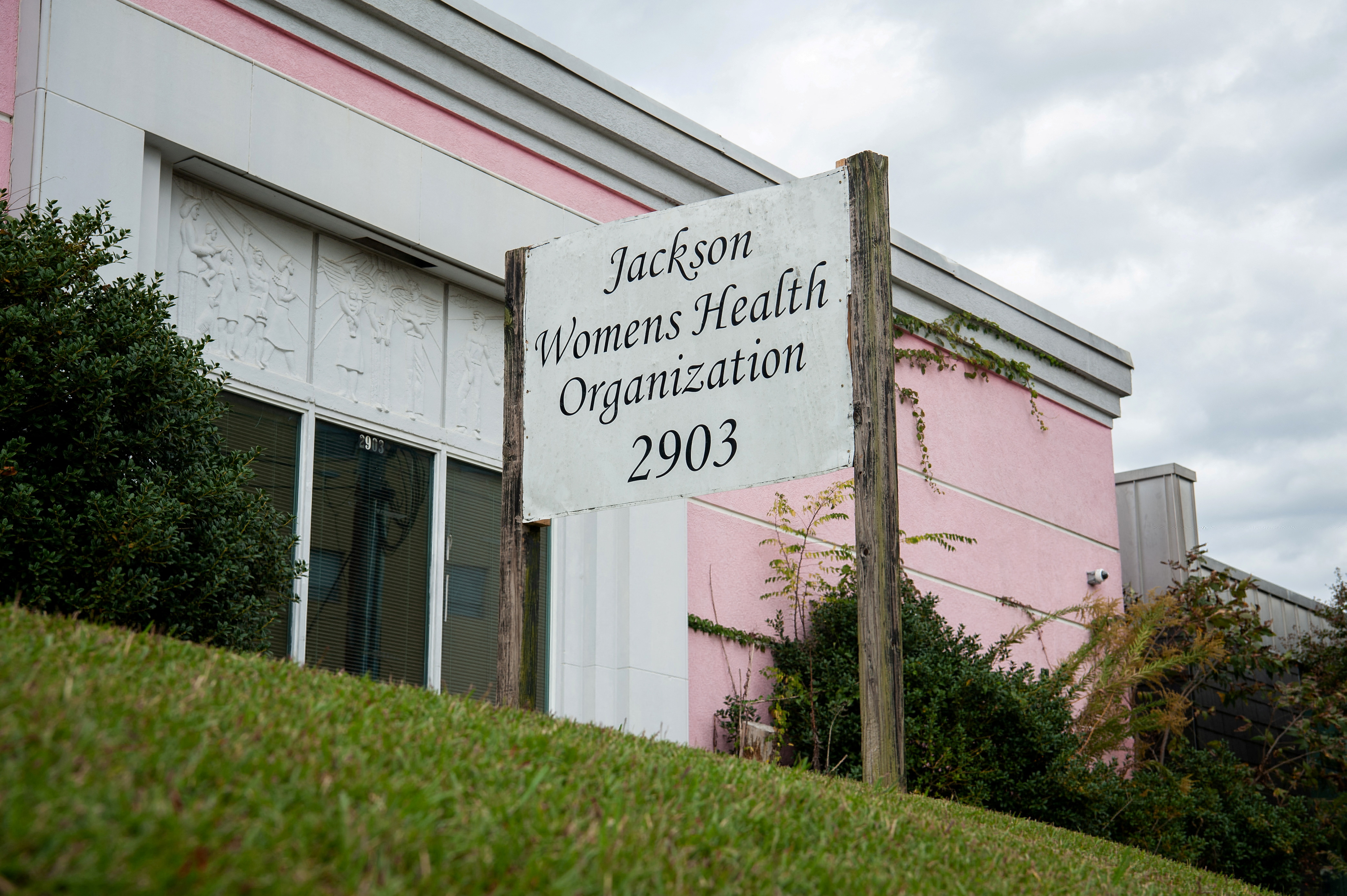 The Jackson Women's Health Organization, Mississippi's only abortion clinic, remains open in Jackson, Mississippi, Oct. 27, 2021.