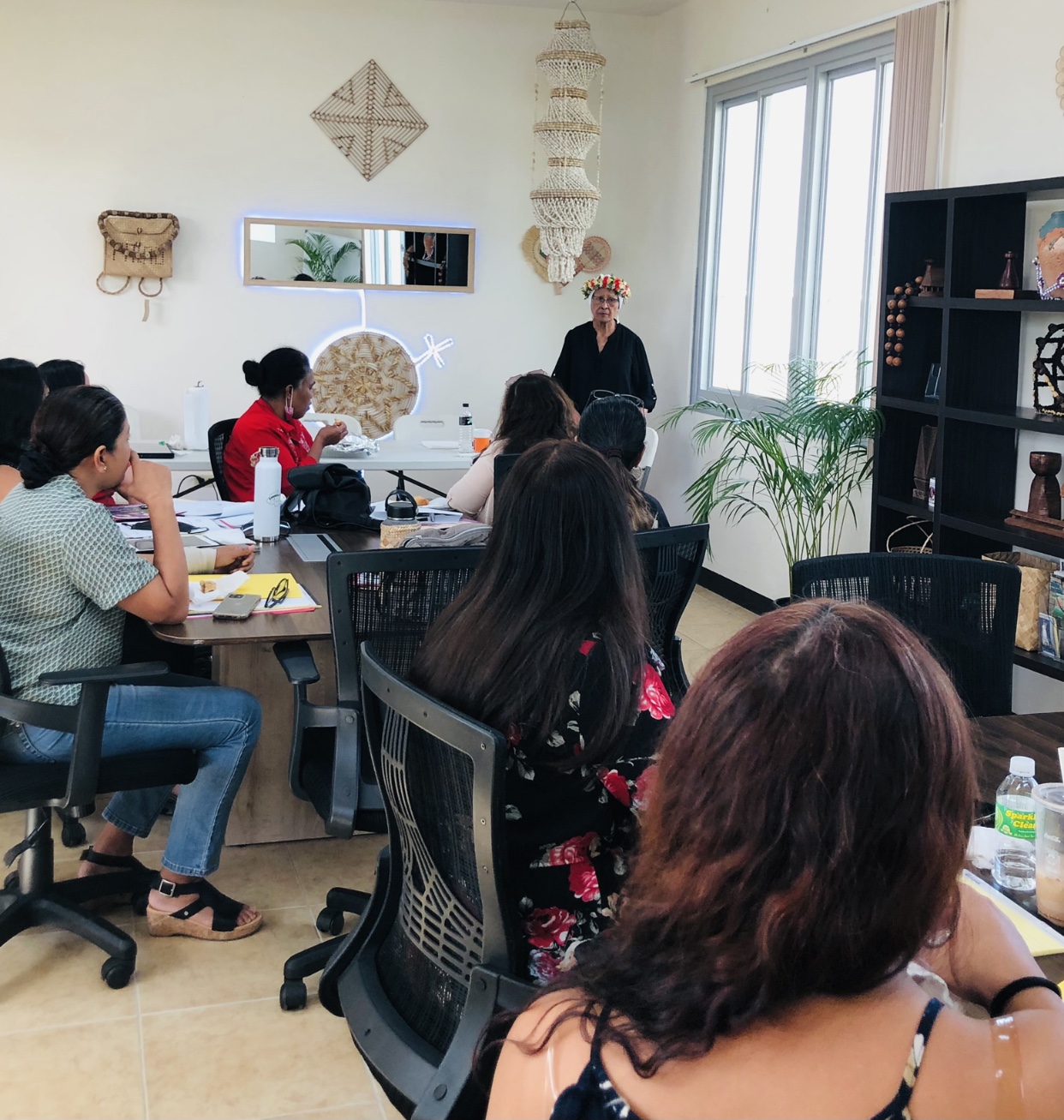 CNMI Women’s Association founder Felicidad Ogumoro talks about the importance of women owning their own business to be self-sustaining and self-sufficient.