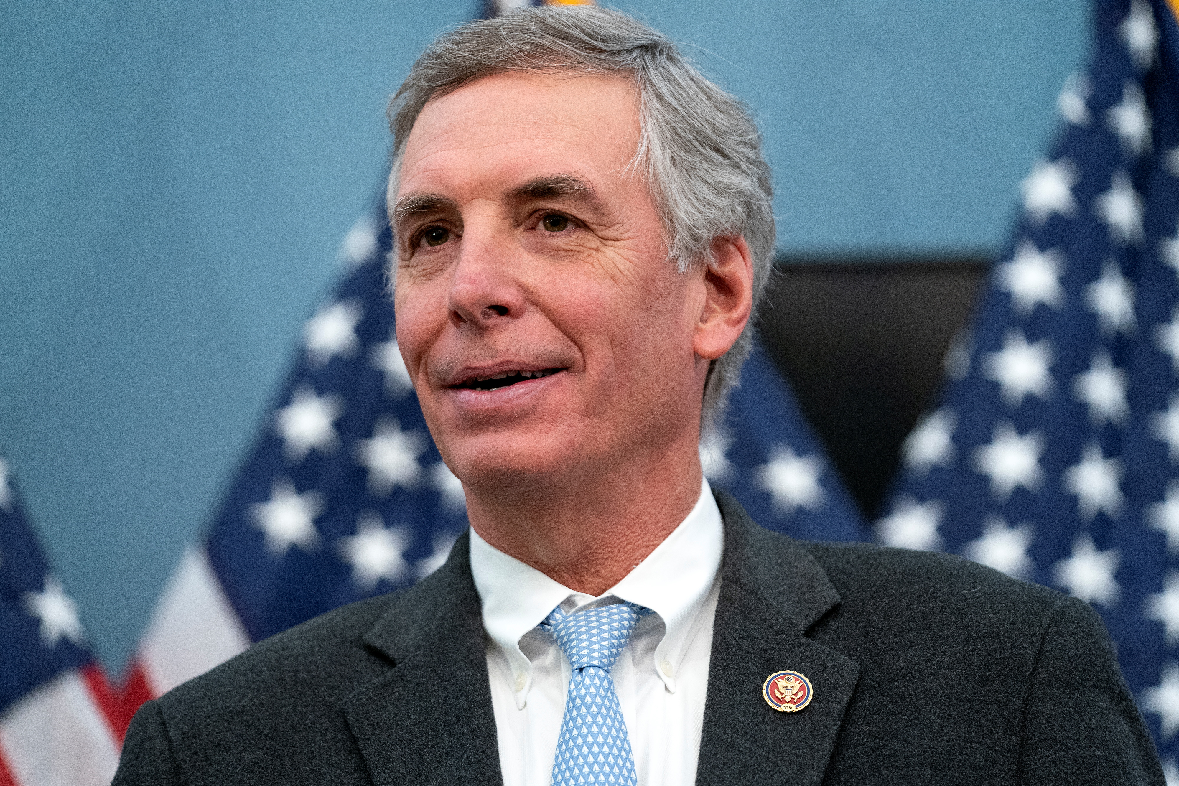 U.S. Rep. Tom Rice, R-SC, addresses reporters during a press conference to unveil the Joseph H. Rainey Room, on Capitol Hill in Washington, D.C., Feb. 3, 2022.