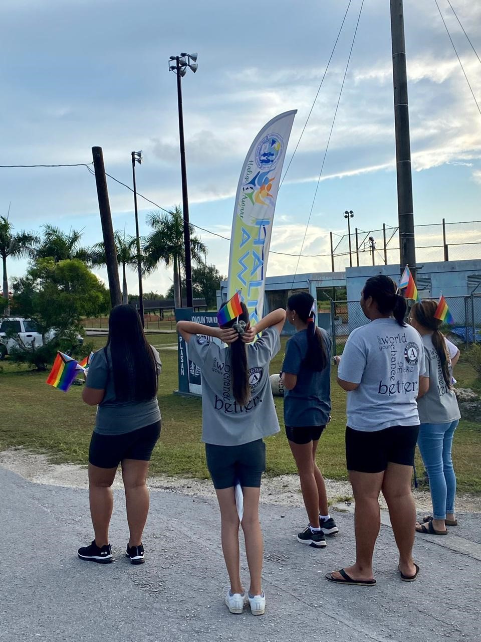 Rota AmeriCorps volunteers support Project HALIGI AWARE.