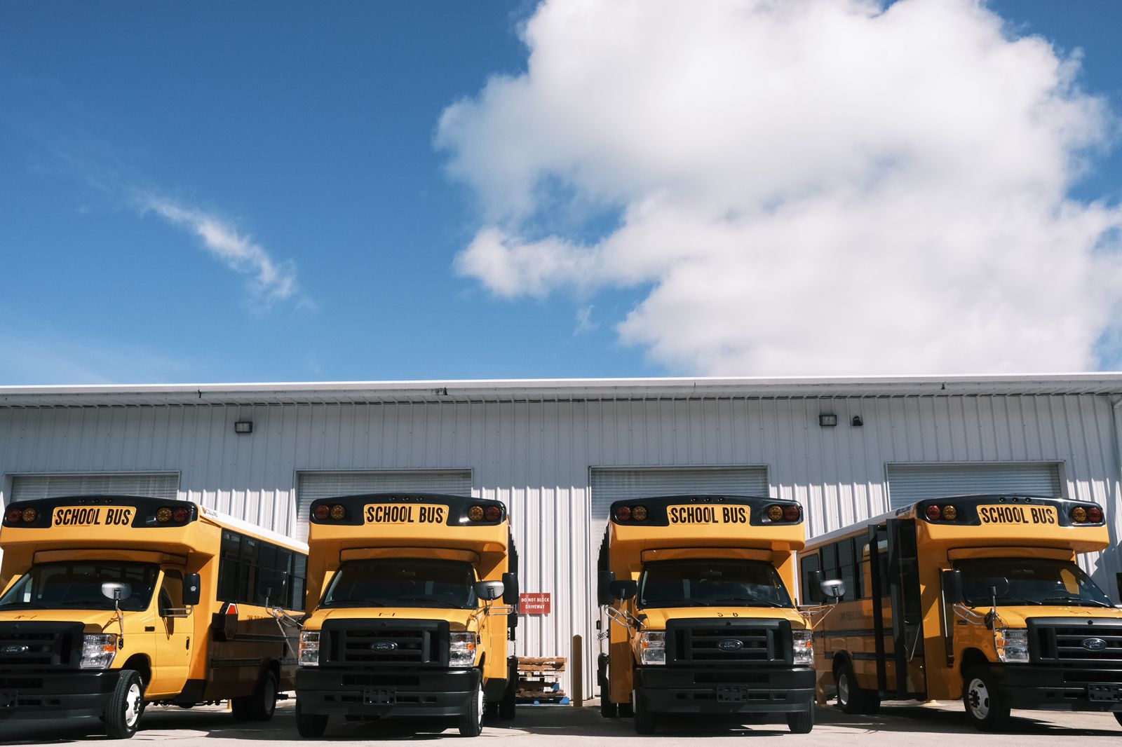 The four new mini buses are for the special education students of PSS.