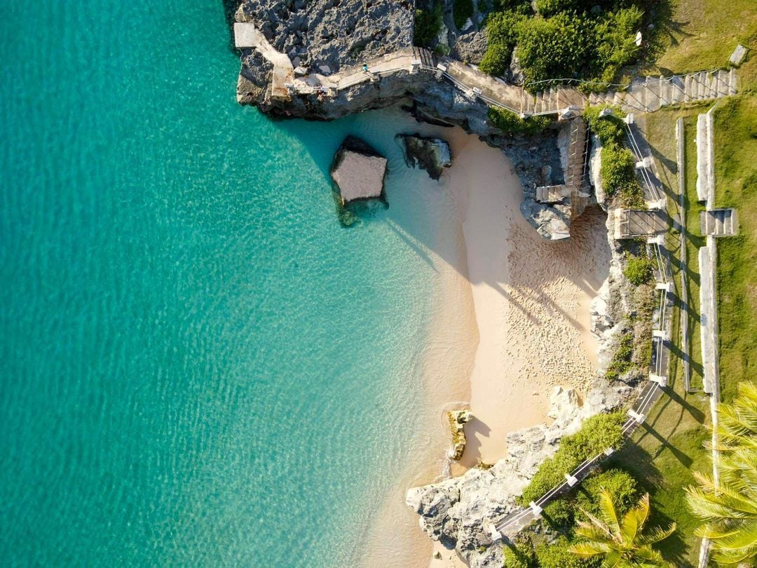 The entry of Facebook user Saixian Chen wins 2nd place and $300 cash in the “Capture Your Tinian Treasure” Facebook photo contest conducted by the Marianas Visitors Authority in May 2022 to highlight the island of Tinian.   Saixian Chen’s entry shows Taga Beach.