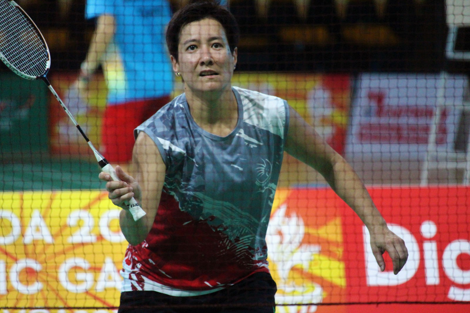 Johanna Kou of New Caledonia in action during the 2019 Pacific Mini Games in Apia, Samoa. She is the No. 1 seed in the women’s singles play in the badminton competition in the 2022 Northern Marianas Pacific Mini Games.
