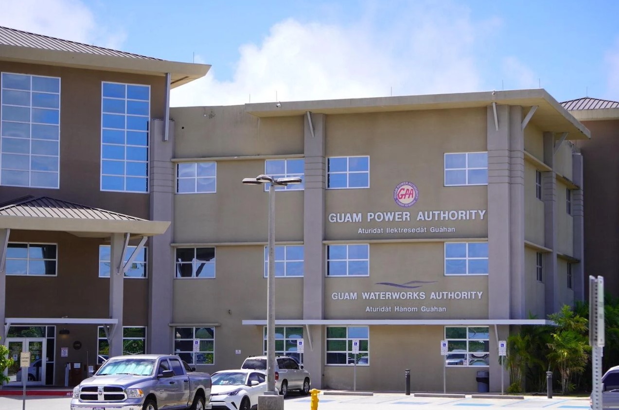 The Gloria B. Nelson Public Service Building, which houses the Guam Power Authority main office, is seen May 11, 2022 in Mangilao.