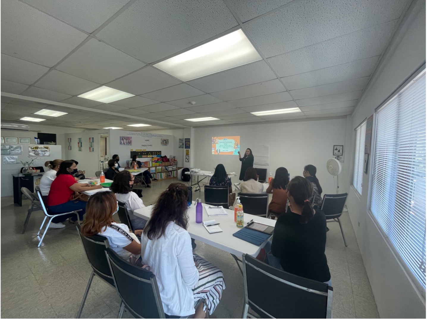 On June 11, 2022, 15 child care providers from different programs throughout Saipan participated in a two-hour workshop at the Evergreen Learning office in Chalan Kanoa, Saipan.