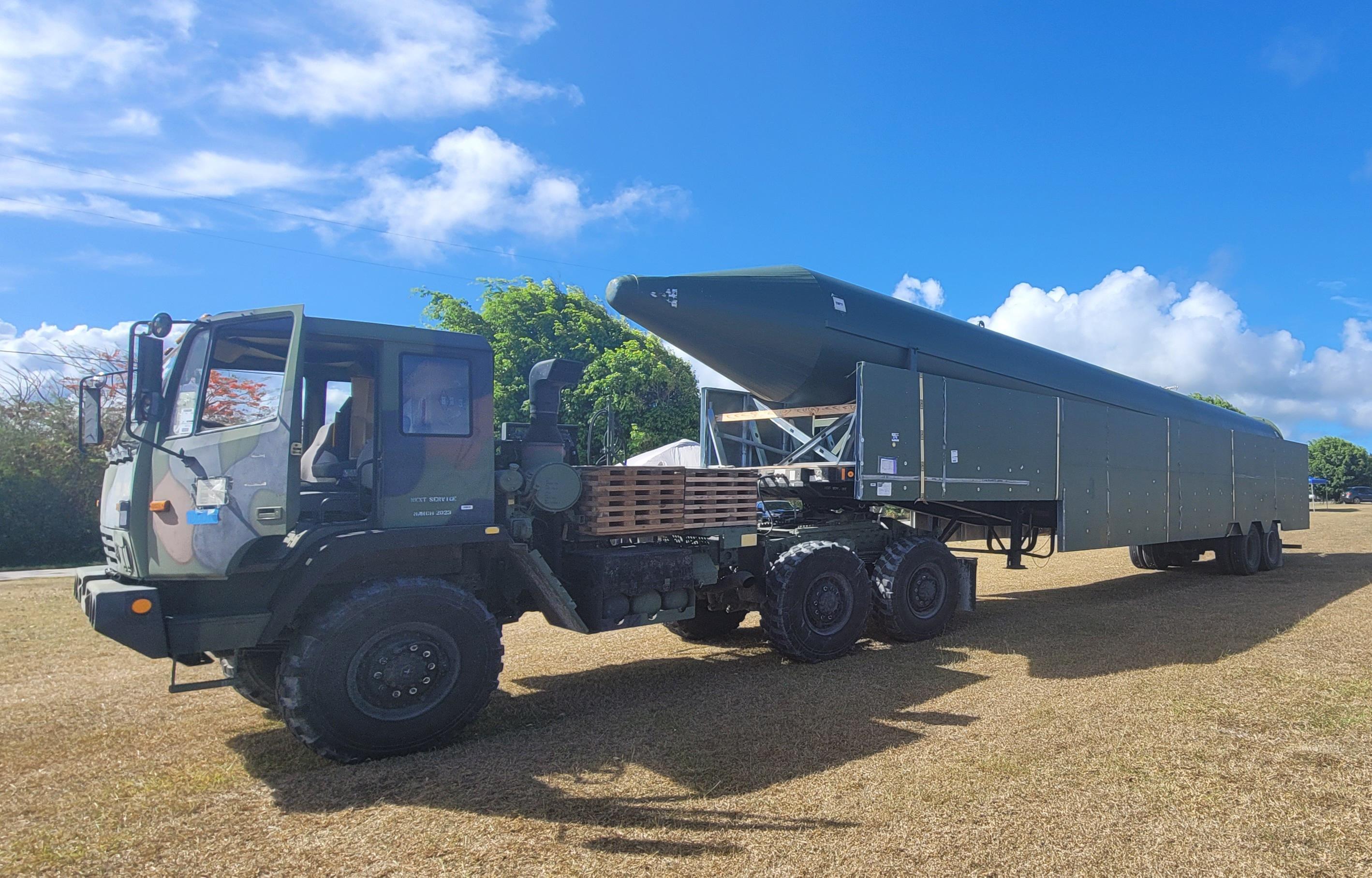 A static display of a High Vehicle Target.