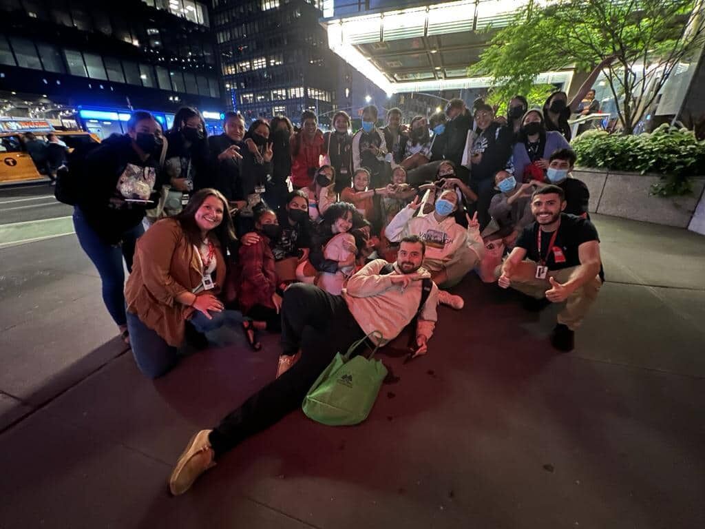 Students from Palau, Guam, and the CNMI pose with their Close-Up instructors.