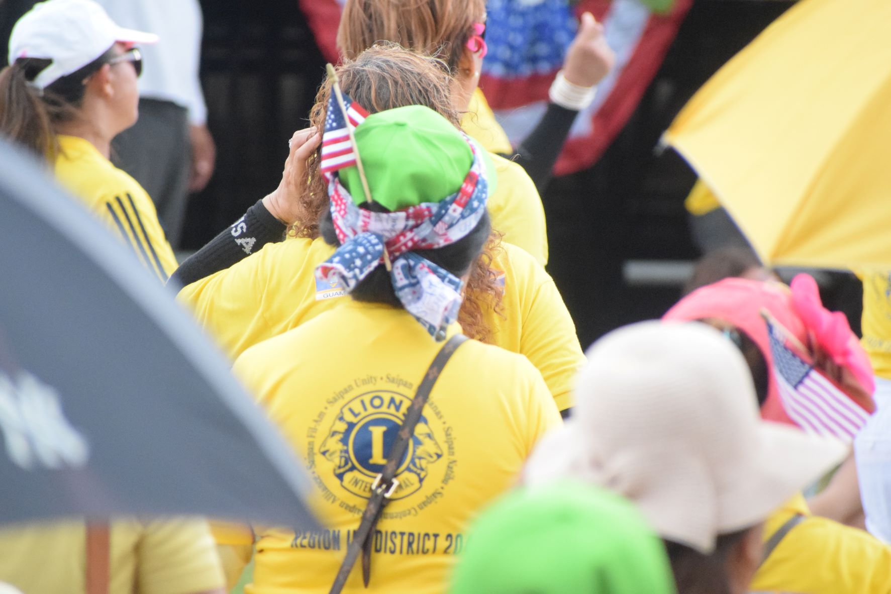 Members of the Saipan Lions Club are ready to perform.