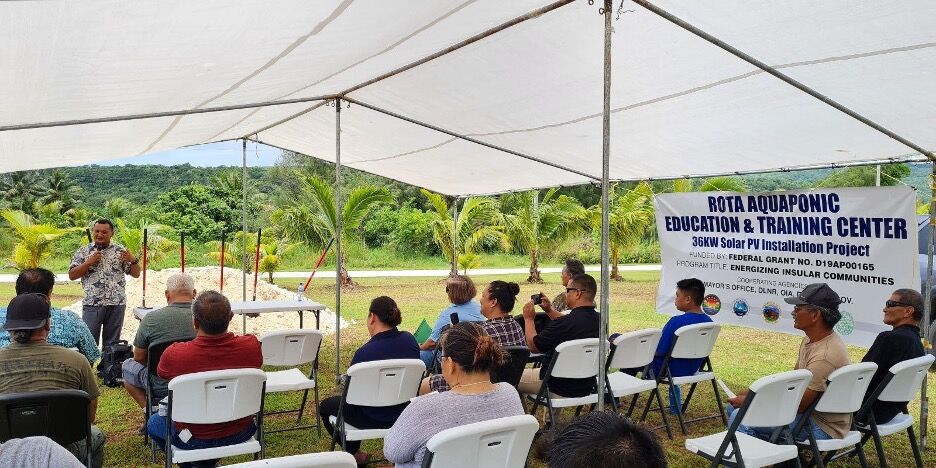 The Rota solar energy project is funded by a grant from the U.S. Department of the Interior-Office of Insular Affairs’ Energizing Insular Communities.