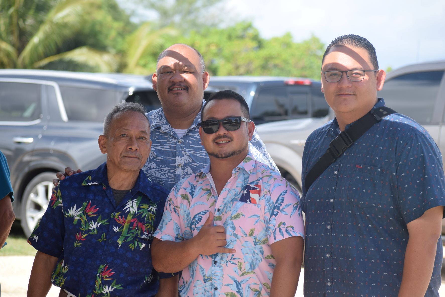 From left, Reps. Vicente Camacho, John Paul Sablan, Joel Camacho and Donald Manglona.