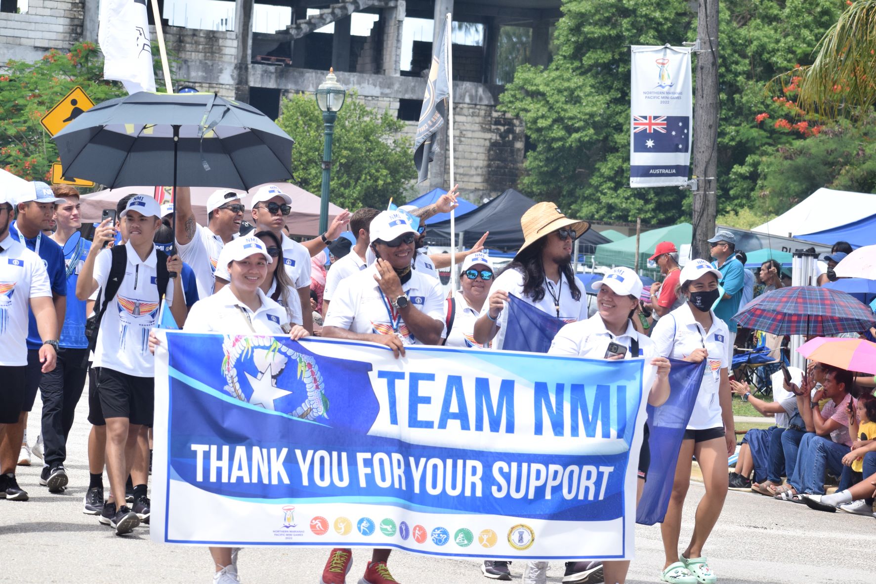 The NMI athletes who successfully competed in the 2022 Pacific Mini Games thank the community for its support.