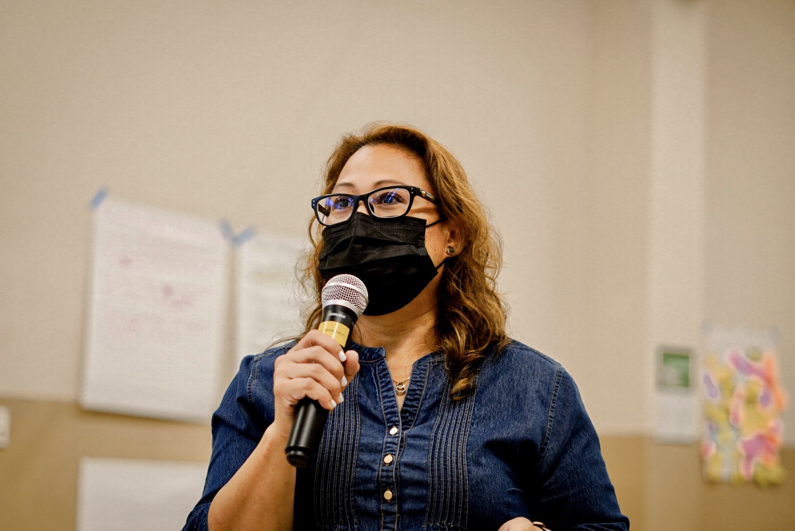 Lynette Villagomez, senior program specialist for Pacific Regional Education Laboratory, was a co-lead facilitator of the PSS work session.