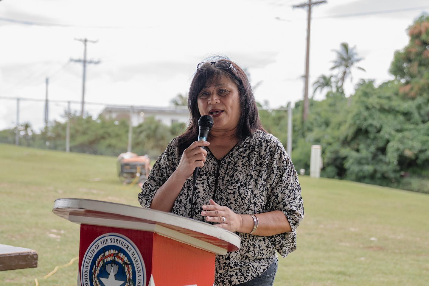 Department of Public Works highway administrator Lorraine S. Villagomez