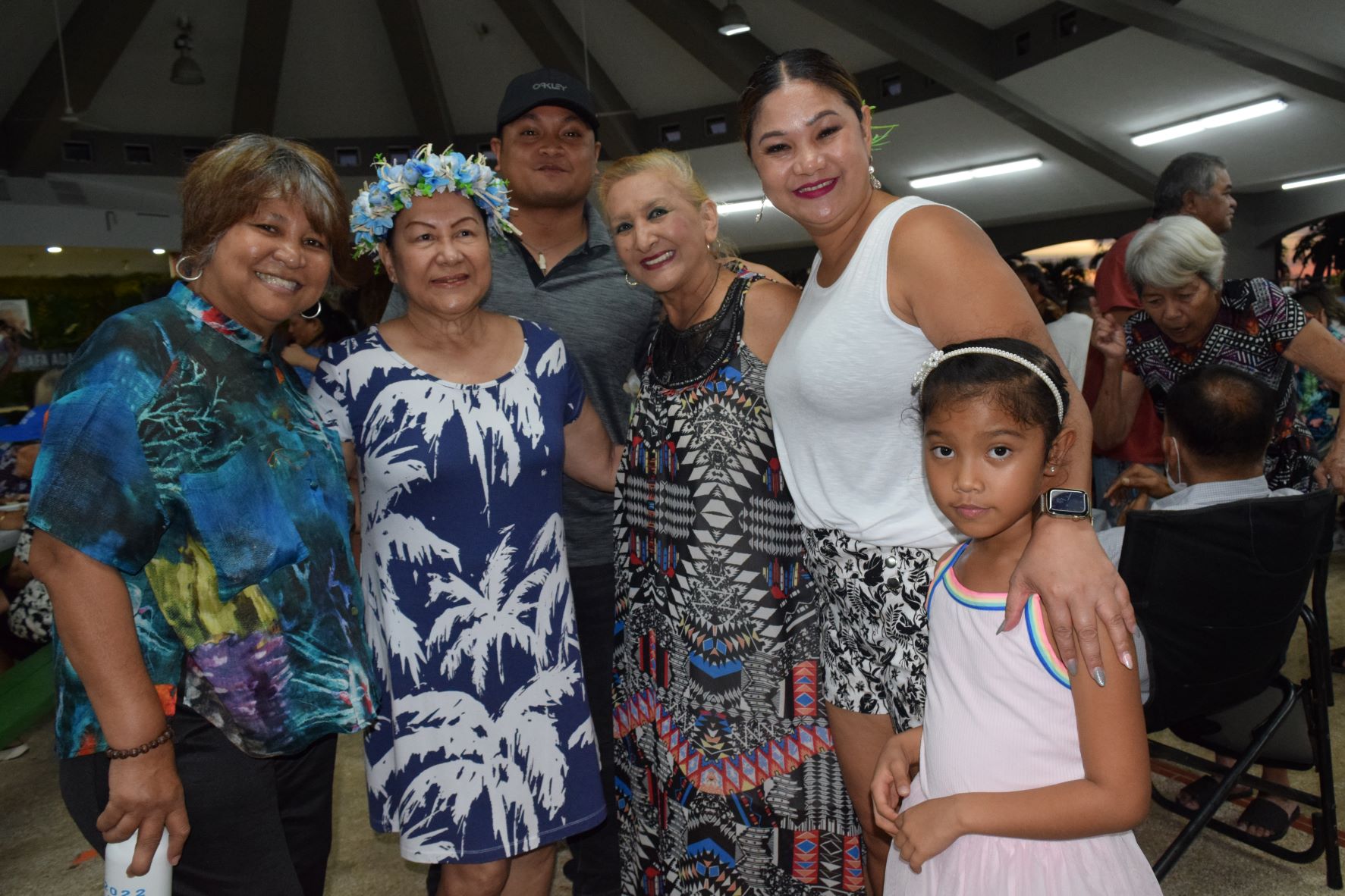 Second lady Wella Palacios, second left, with Rep. Corina L. Magofna, right, former Special Assistant for Management and Budget Vicky Castro Vilagomez and Becky Cruz.