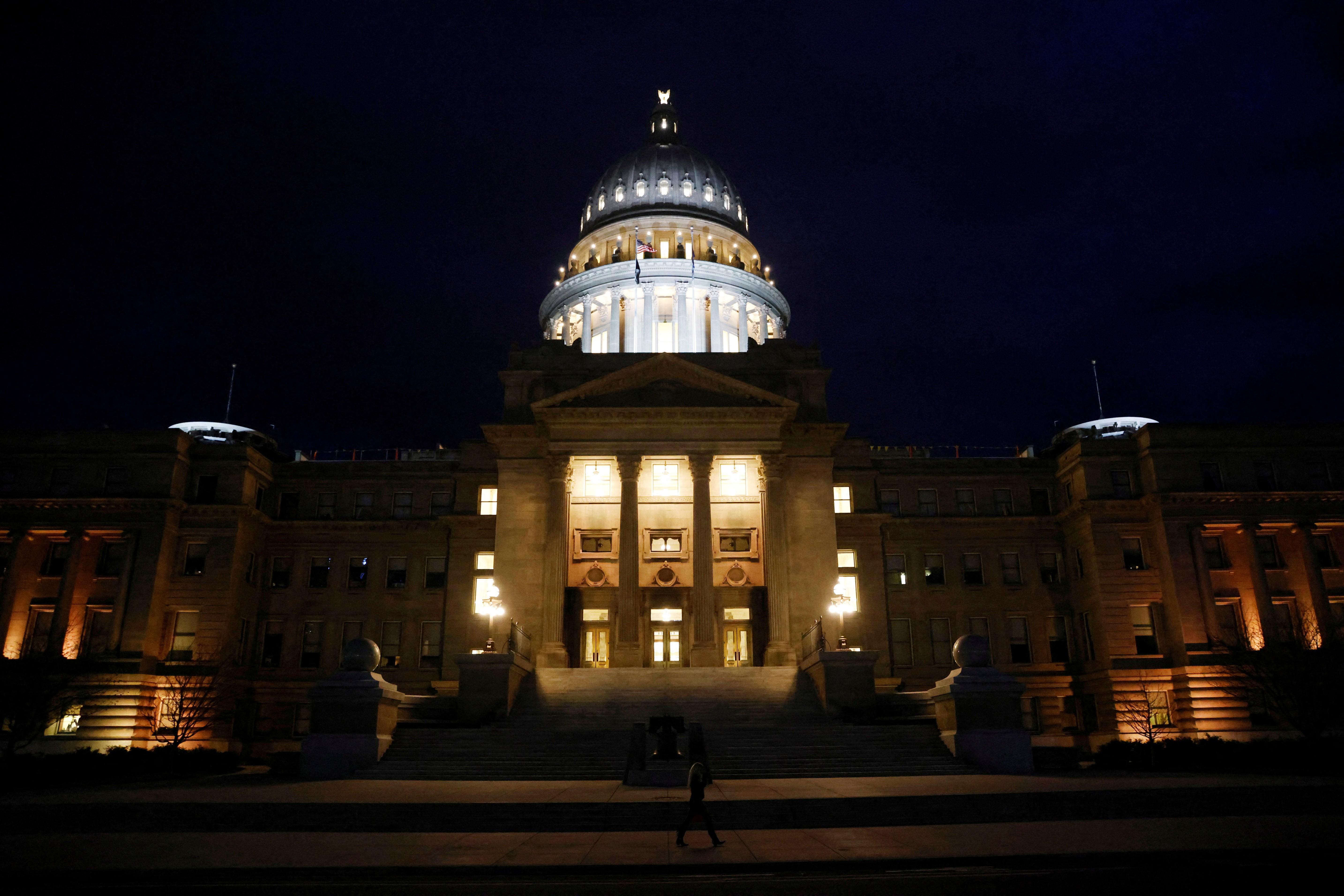 The Idaho State Capitol is seen in Boise, Idaho, Oct. 29, 2021.