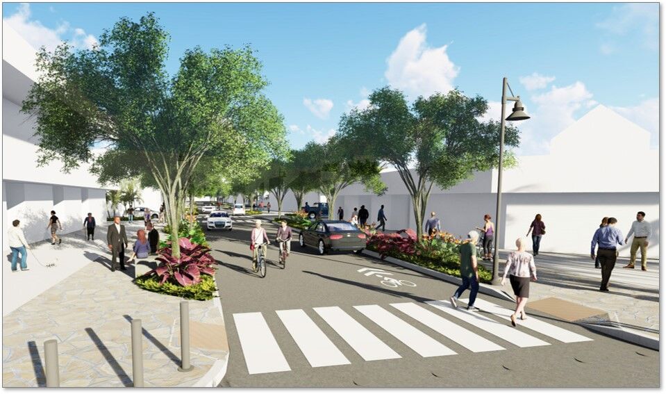 A new look for the future Paseo De Marianas.