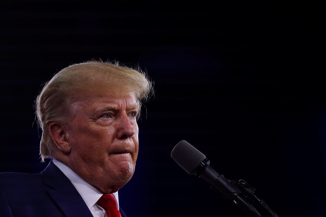 Former President Donald Trump speaks at the Conservative Political Action Conference in Dallas, Texas,  Aug. 6, 2022.