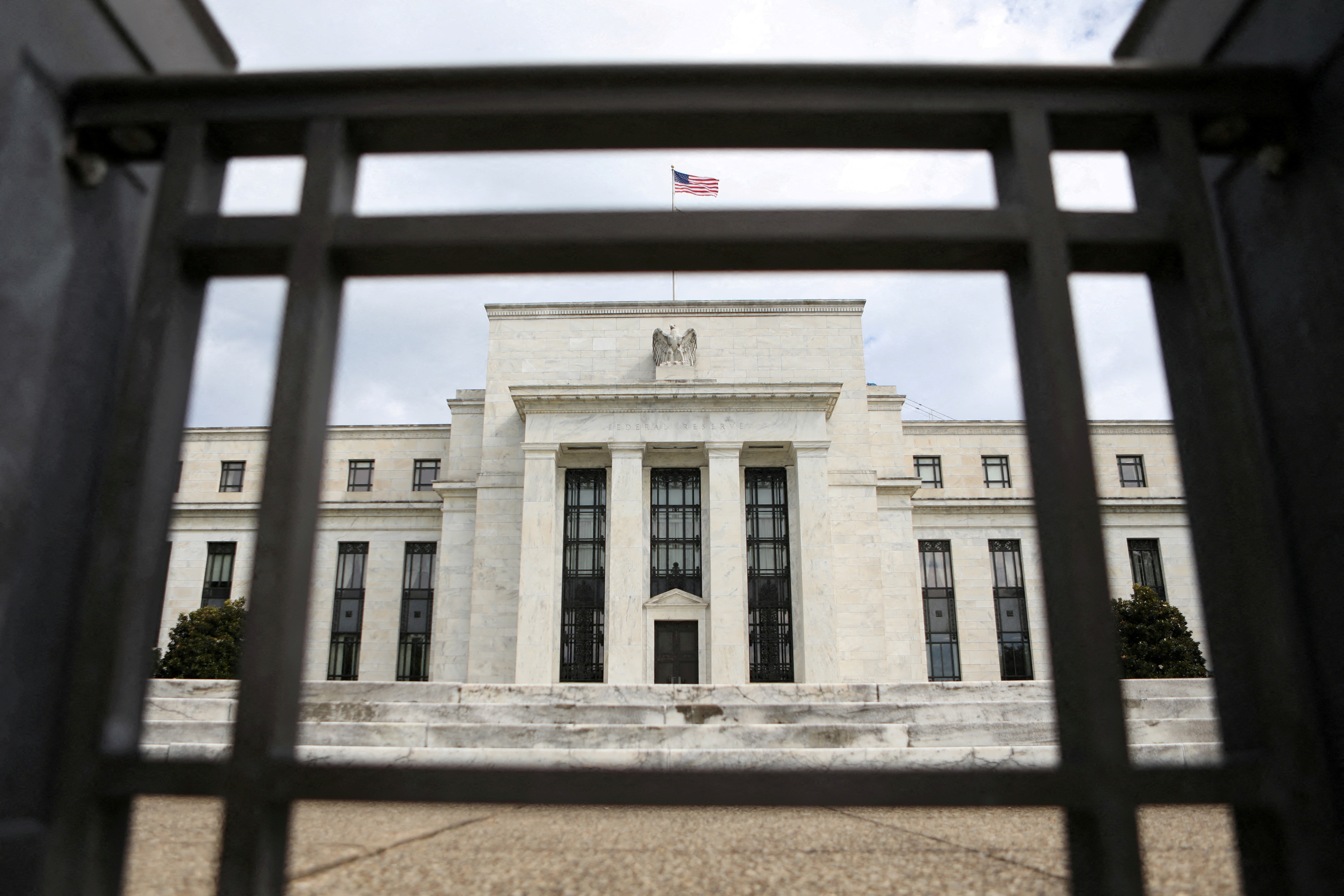 The Federal Reserve building is pictured in Washington, D.C., Aug. 22, 2018.