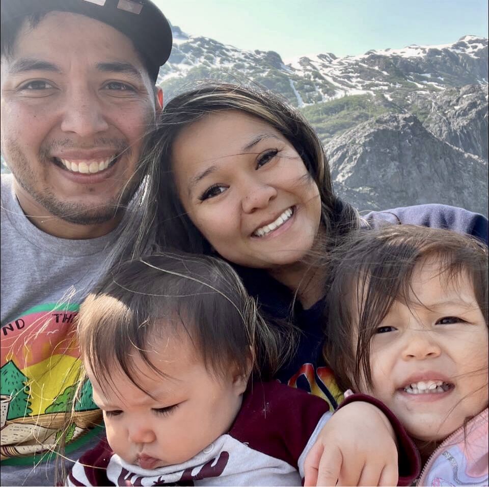 Timothy and Aderwyn Jade Graybeal with their children, Thea Melody and Verona Vale.