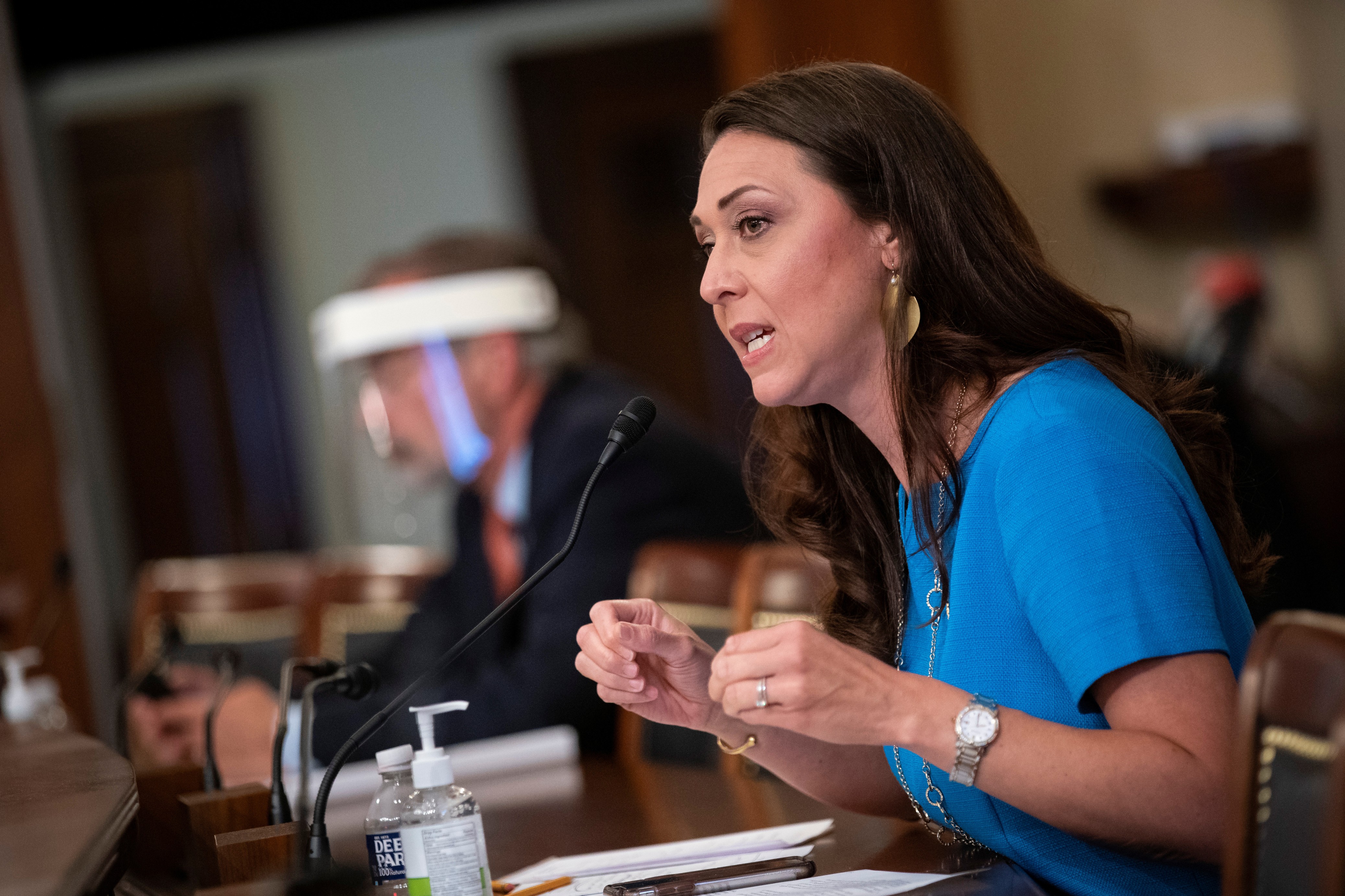 Rep.  Jaime Herrera Beutler, R-Wa., speaks at a hearing on Covid-19 response held by the House subcommittee on Labor, Health and Human Services, Education, and Related Agencies, on Capitol Hill in Washington, D.C.,  June 4, 2020.