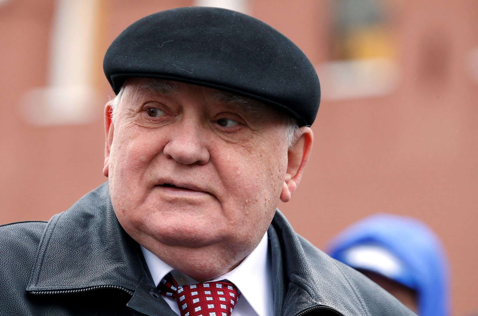 Former Soviet President Mikhail Gorbachev attends the parade marking the World War II anniversary in Moscow, Russia on Sept.  5, 2017.