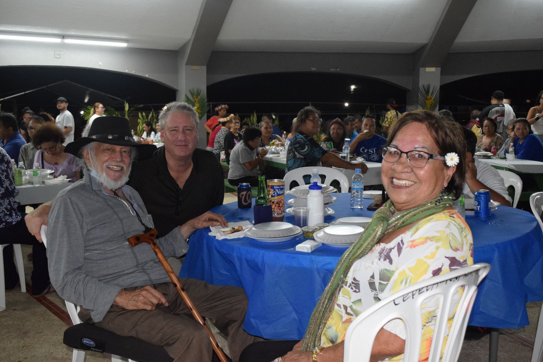 Former Rep. Stanley T. Torres and wife Arlene, right with another Palacios-Apatang supporter.