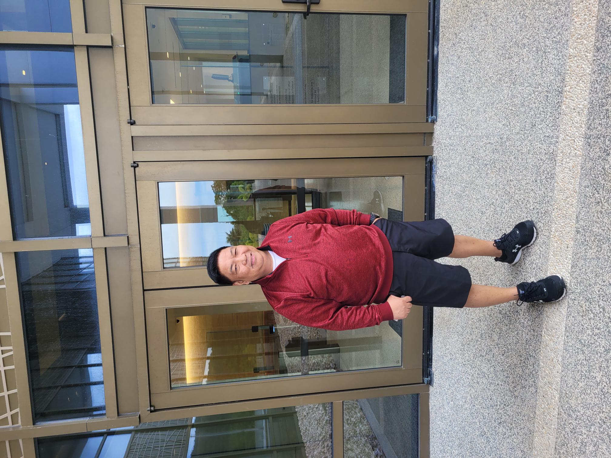 Boni Sagana at the United States Courthouse in Gualo Rai, Saipan on Tuesday.