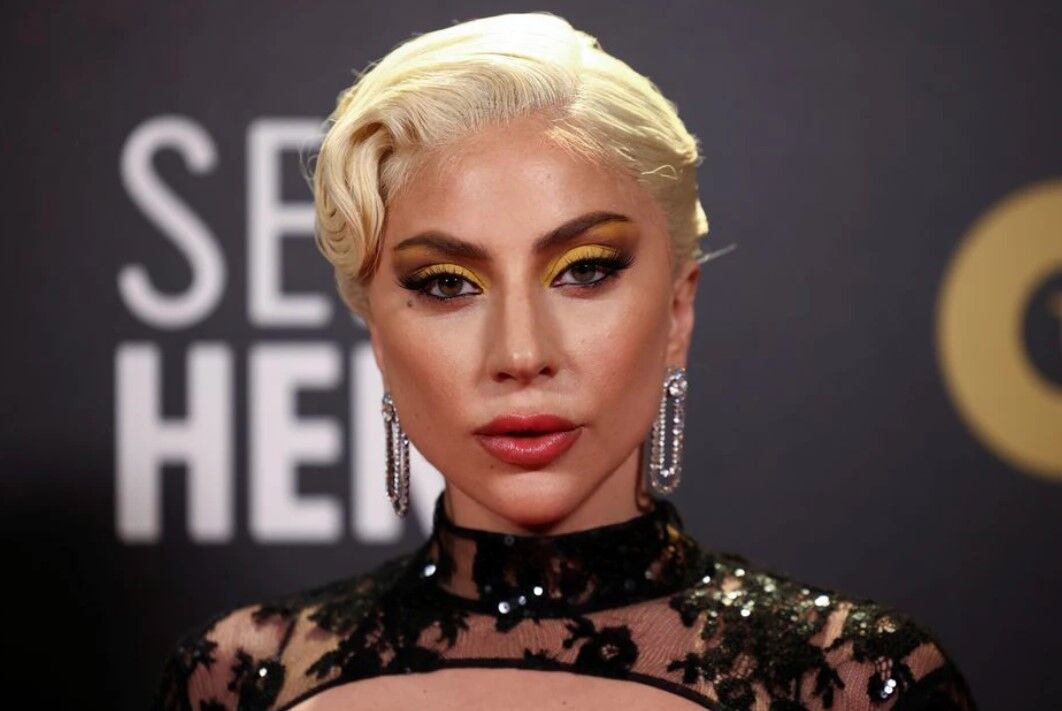 Lady Gaga attends the 27th annual Critics Choice Awards at the Savoy Hotel in London, Britain on March 13, 2022.