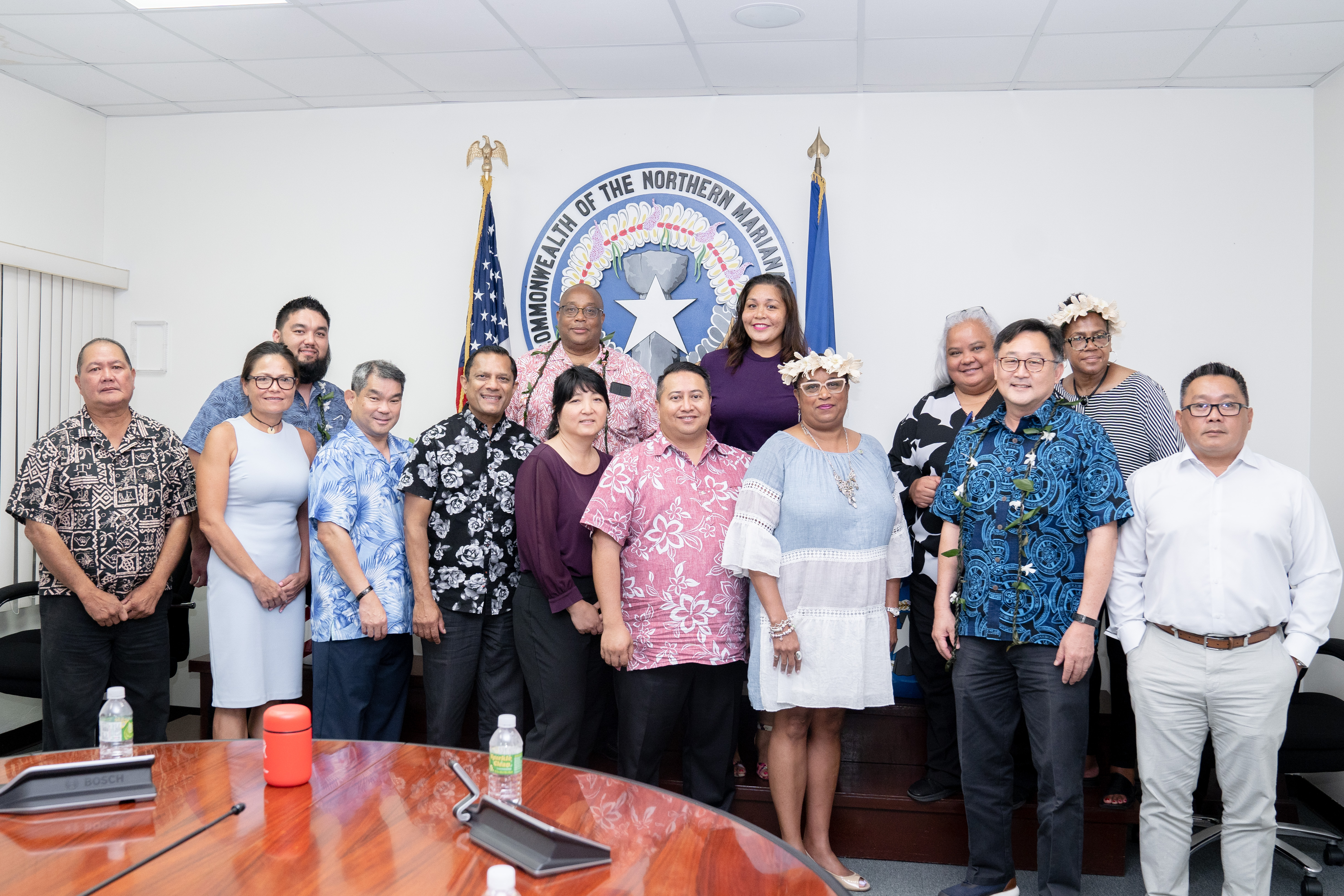 On Monday, Aug. 8, 2022, Gov. Ralph DLG Torres, along with representatives and heads  of the Commonwealth Office of Transit Authority, the Commonwealth Ports Authority, the Department of Public Works, the Department of Finance, the Marianas Visitors Authority, and the Governor’s Council of Economic Advisers, met with top officials from the U.S. Department of Transportation, the Federal Transit Administration, the Federal Highway Administration, and the Federal Aviation Administration to discuss the CNMI’s needs and concerns with regard to transportation services.