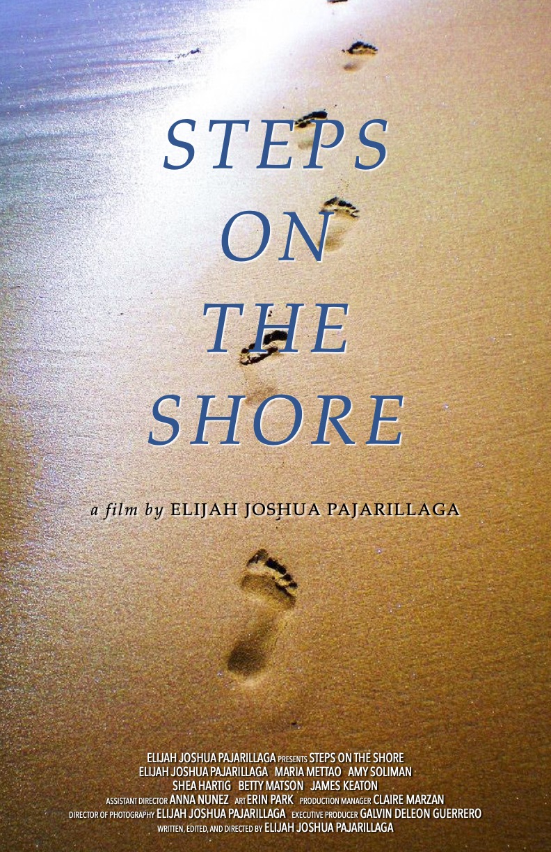 The poster for “Steps on the Shore,” a new film by Saipan filmmaker Elijah Joshua Pajarillaga which will have its premiere screening at Hollywood Theaters.