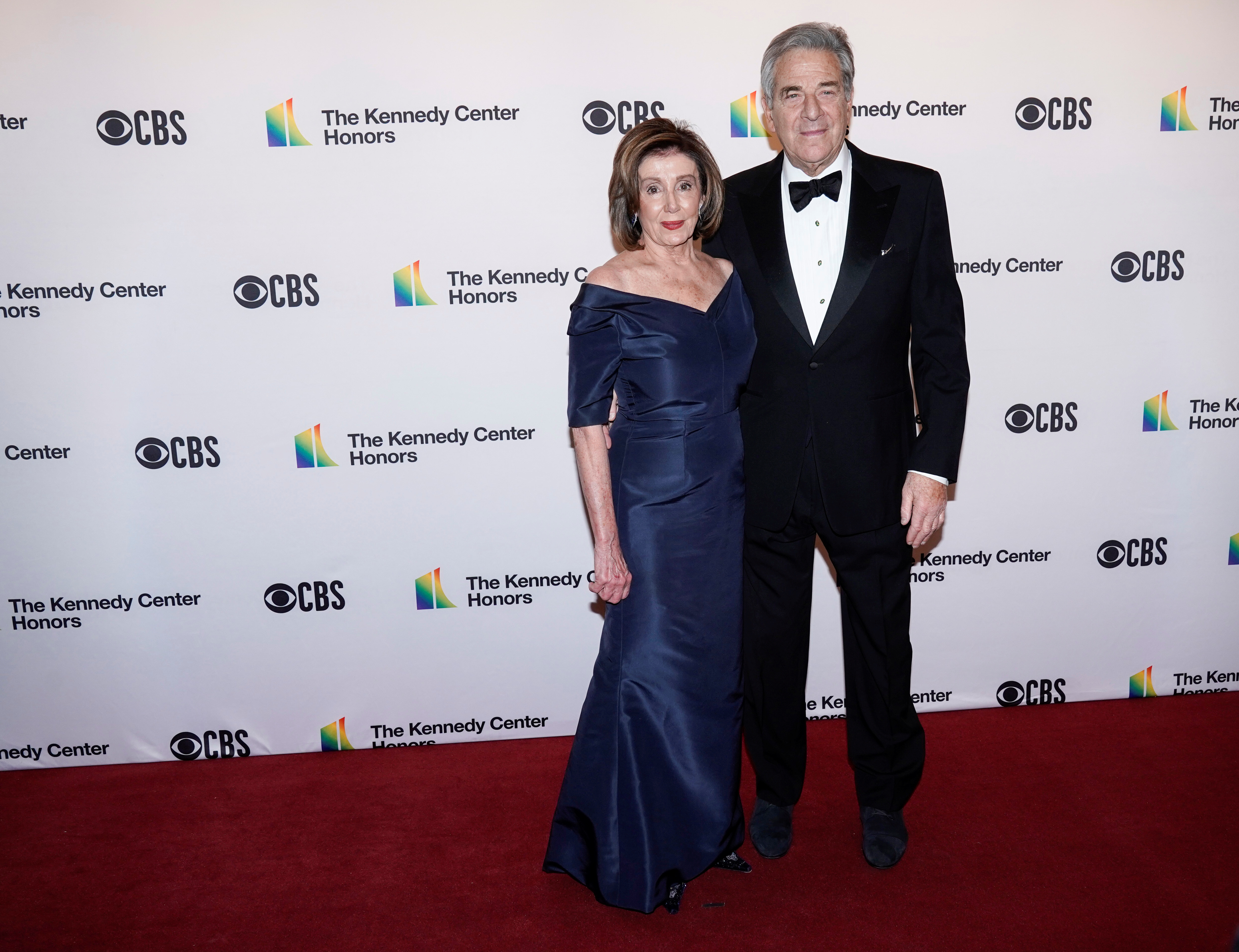 Speaker of the House Nancy Pelosi and her husband Paul Pelosi arrive for the 42nd Annual Kennedy Awards Honors in Washington, D.C., Dec. 8, 2019.
